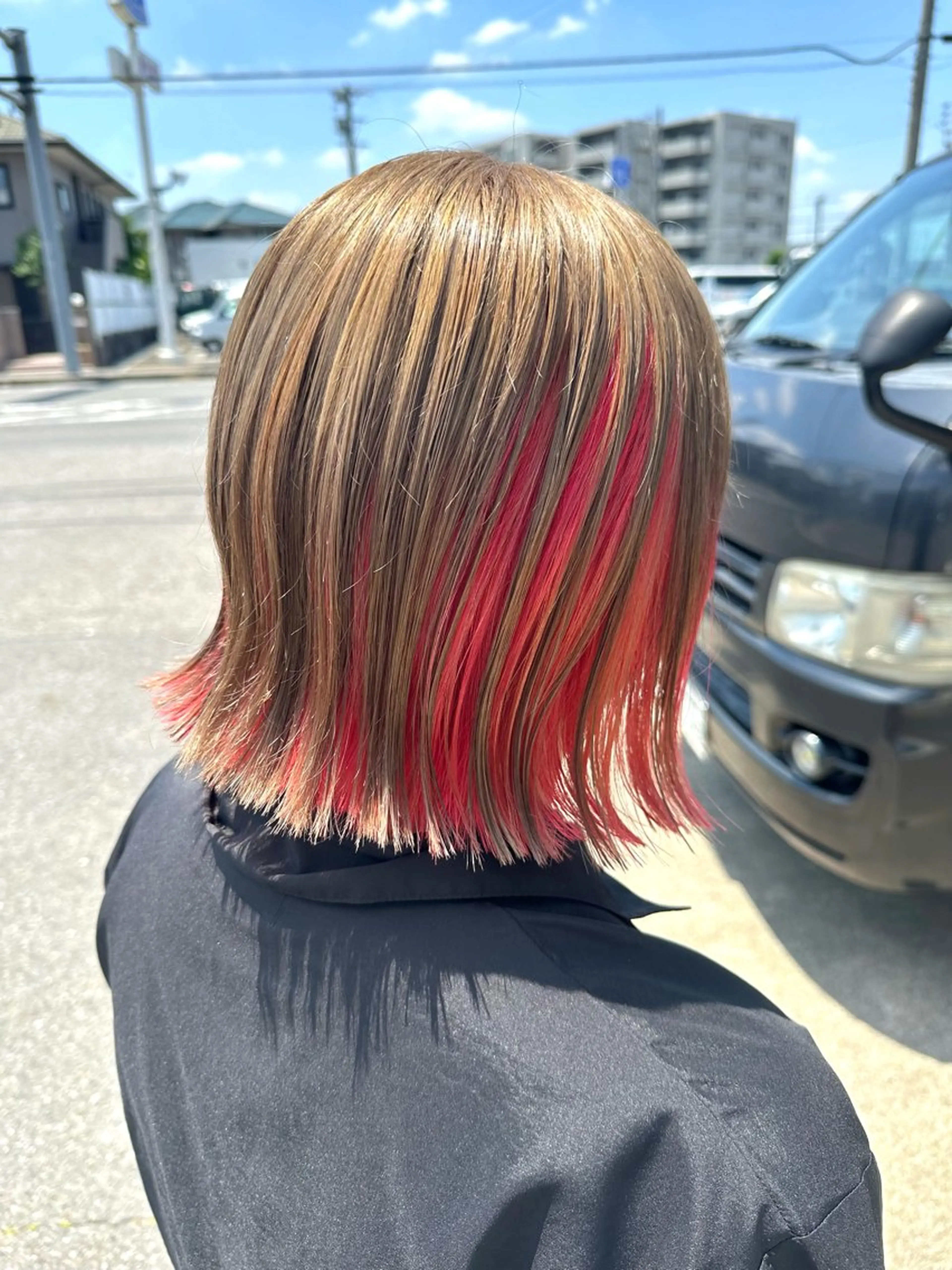 ミディアム カット ヘアカラー BRANCHÉ小牧/ 西尾 美月のヘアスタイル