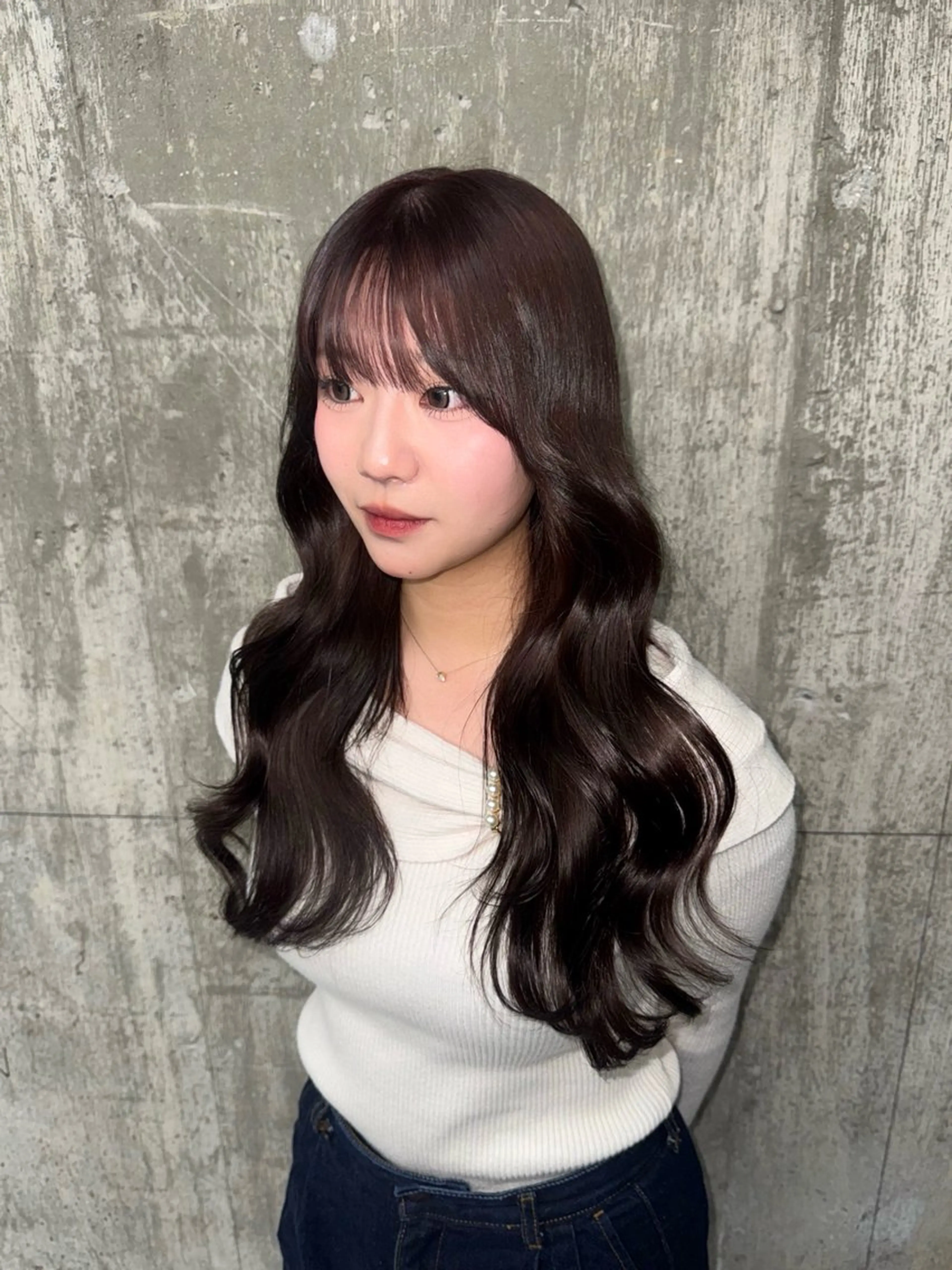 カラー ヘアカラー 河野 朱里のヘアスタイル