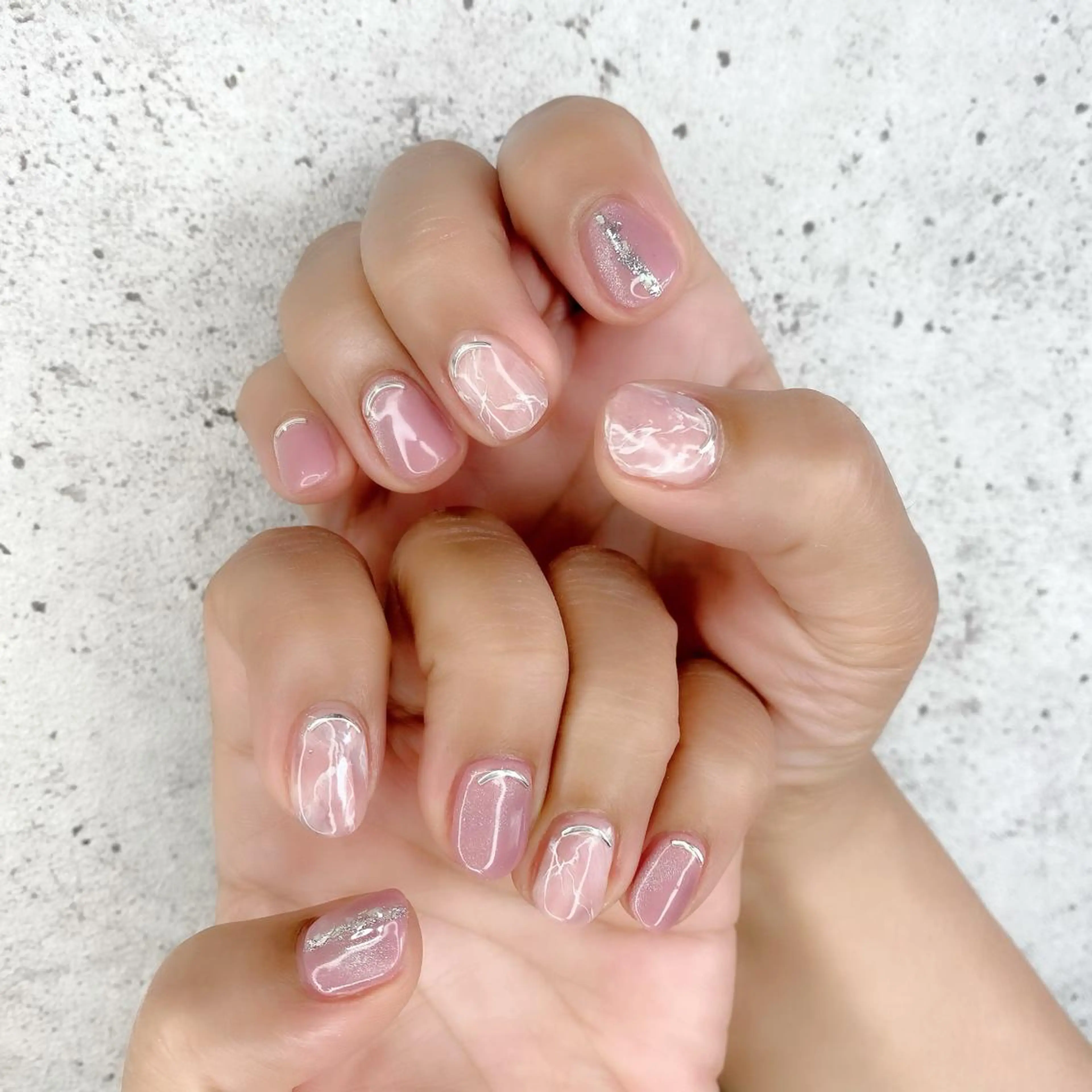 ショート カラー パーマ ヘアアレンジ メンズ キッズ ネイル マツエク・マツパ ハンドネイル Salon Ｋのネイルデザイン