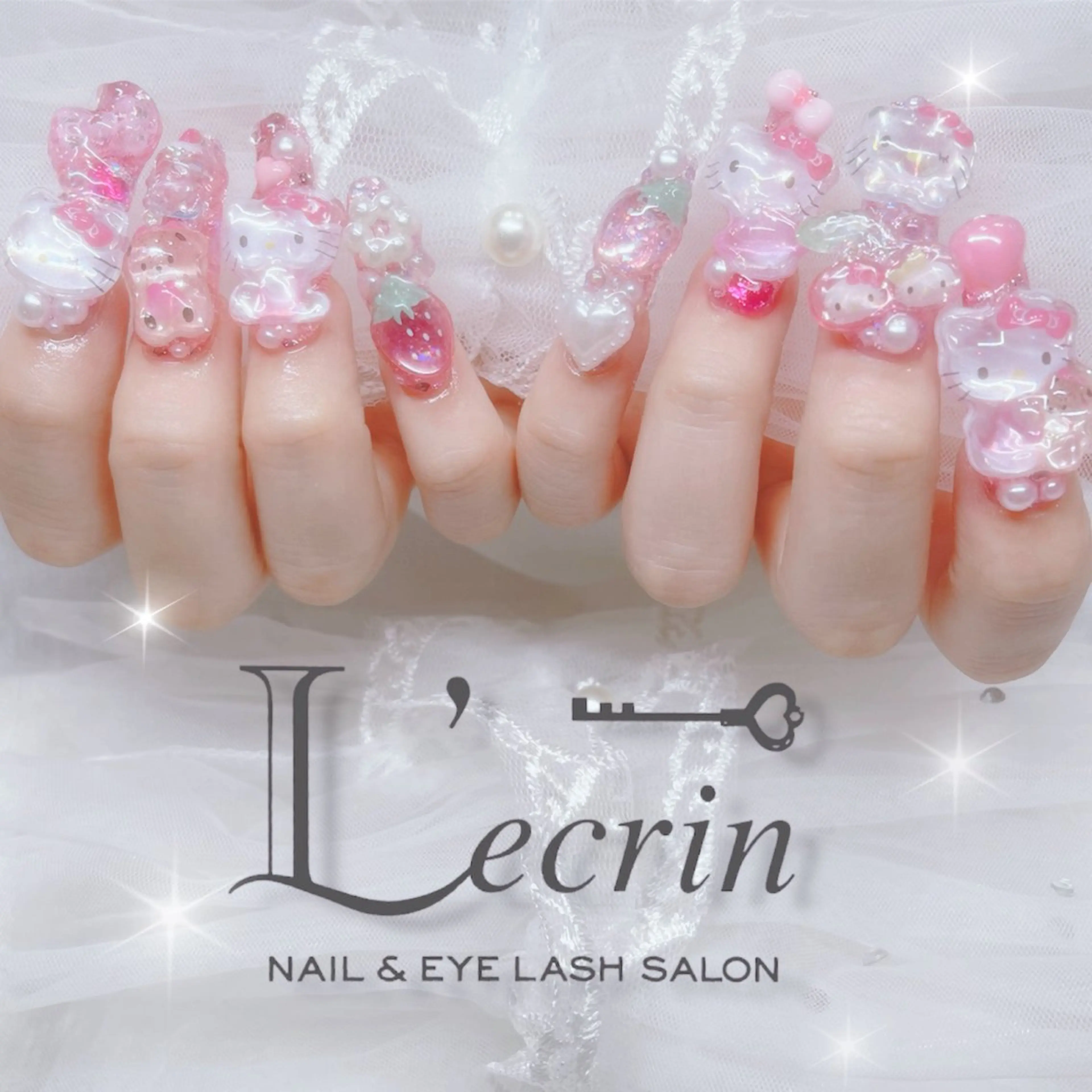 ネイル アートネイル ハンドネイル Nail&Eye lashレクランのマツエク・マツパデザイン