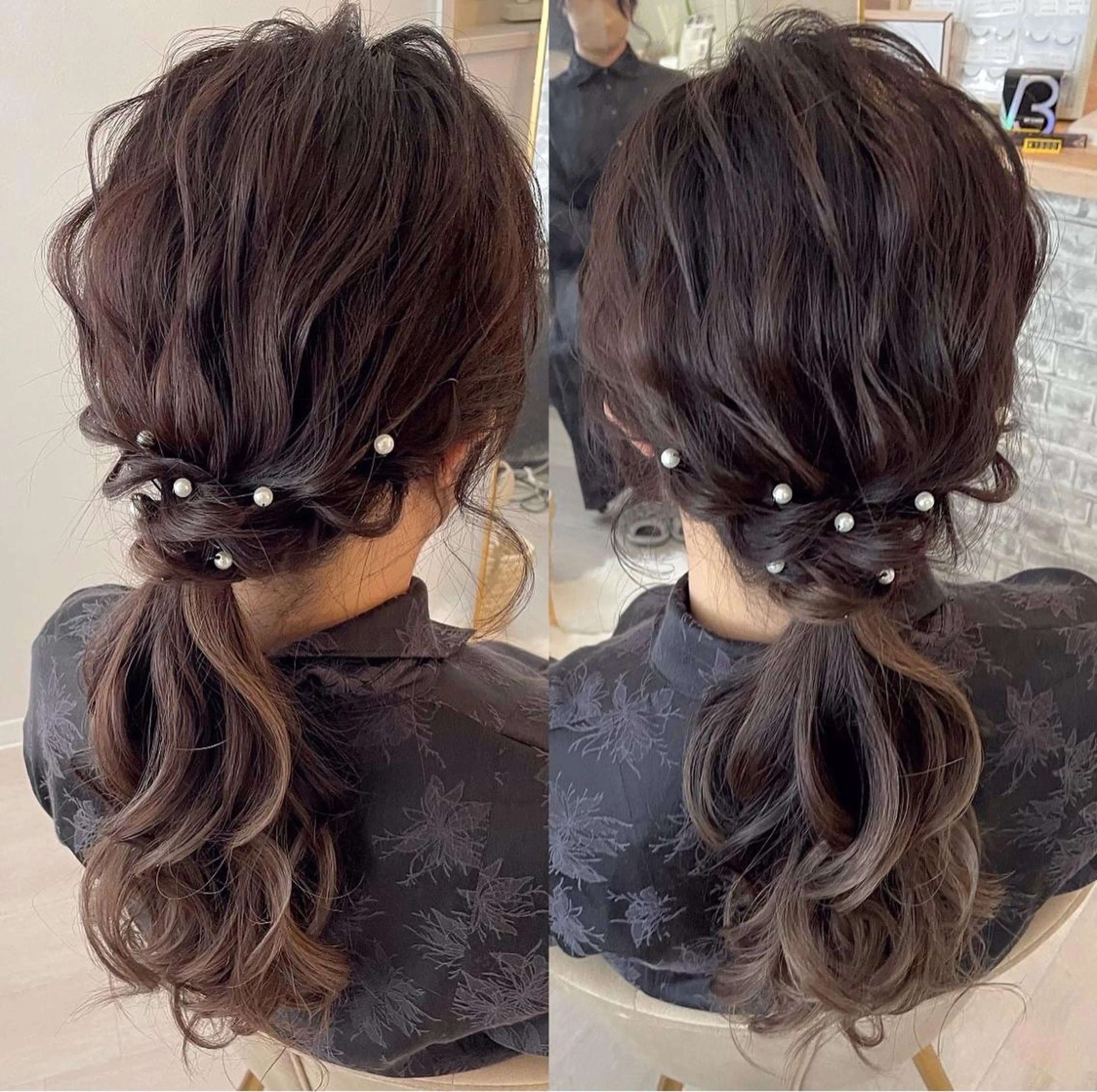 ヘアアレンジ マツエク・マツパ アイブロウ ヘアセット eyelash ufuのマツエク・マツパデザイン