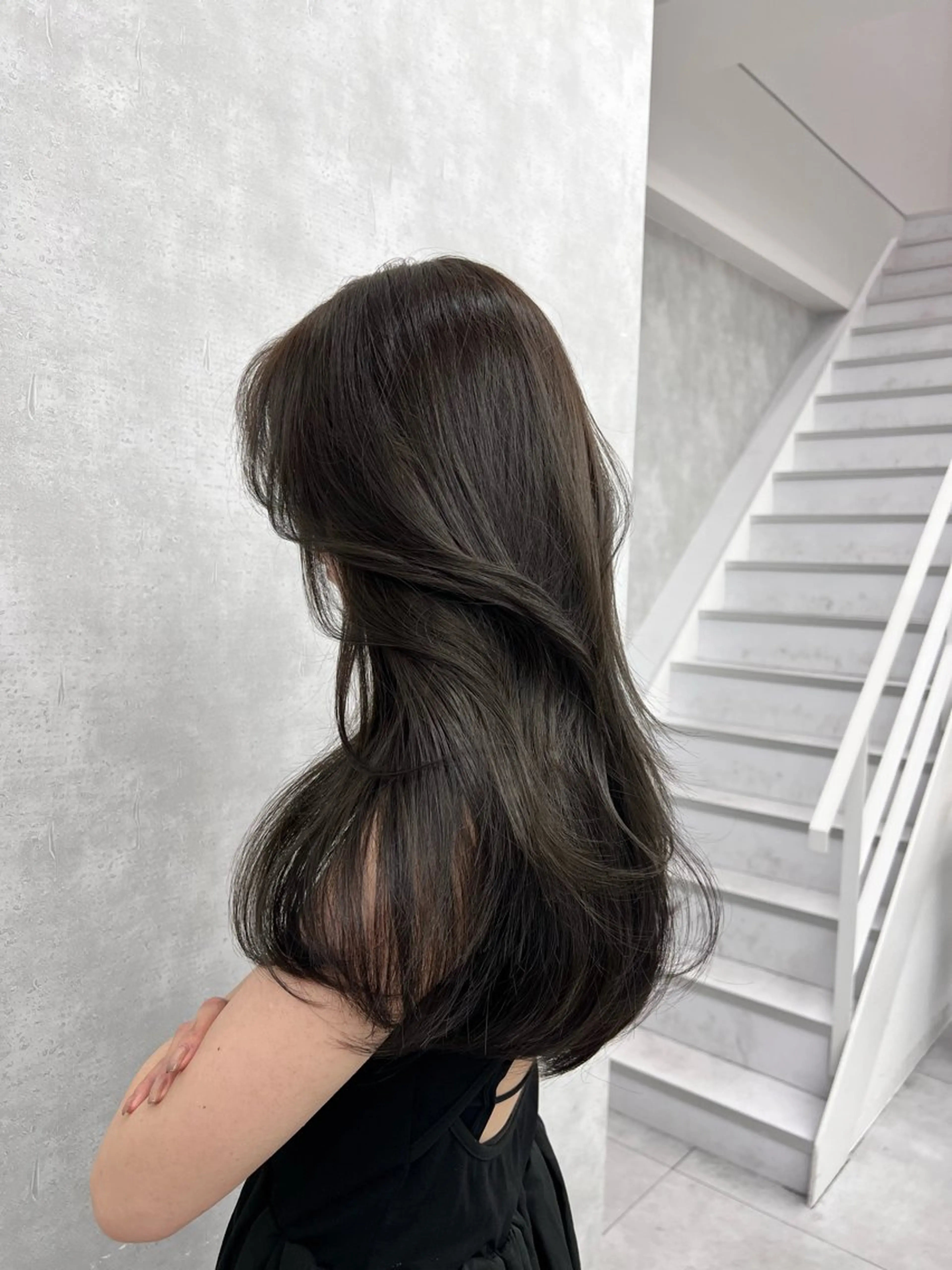 ロング 🚨メンズ曲がる 縮毛矯正りおん🚨のヘアスタイル