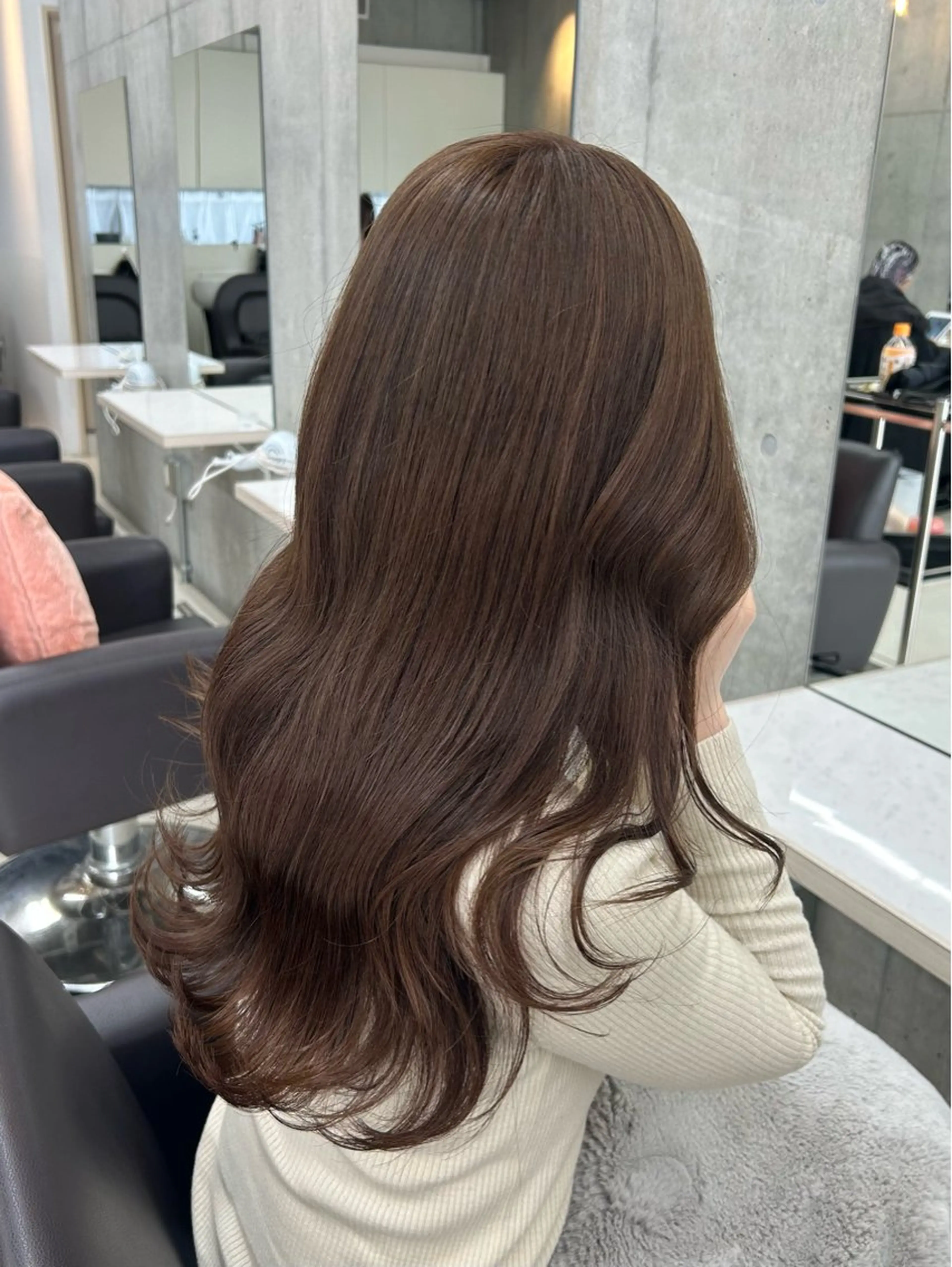 ロング ヘアカラー トリートメント LOE Yuuka/42🩵のヘアスタイル