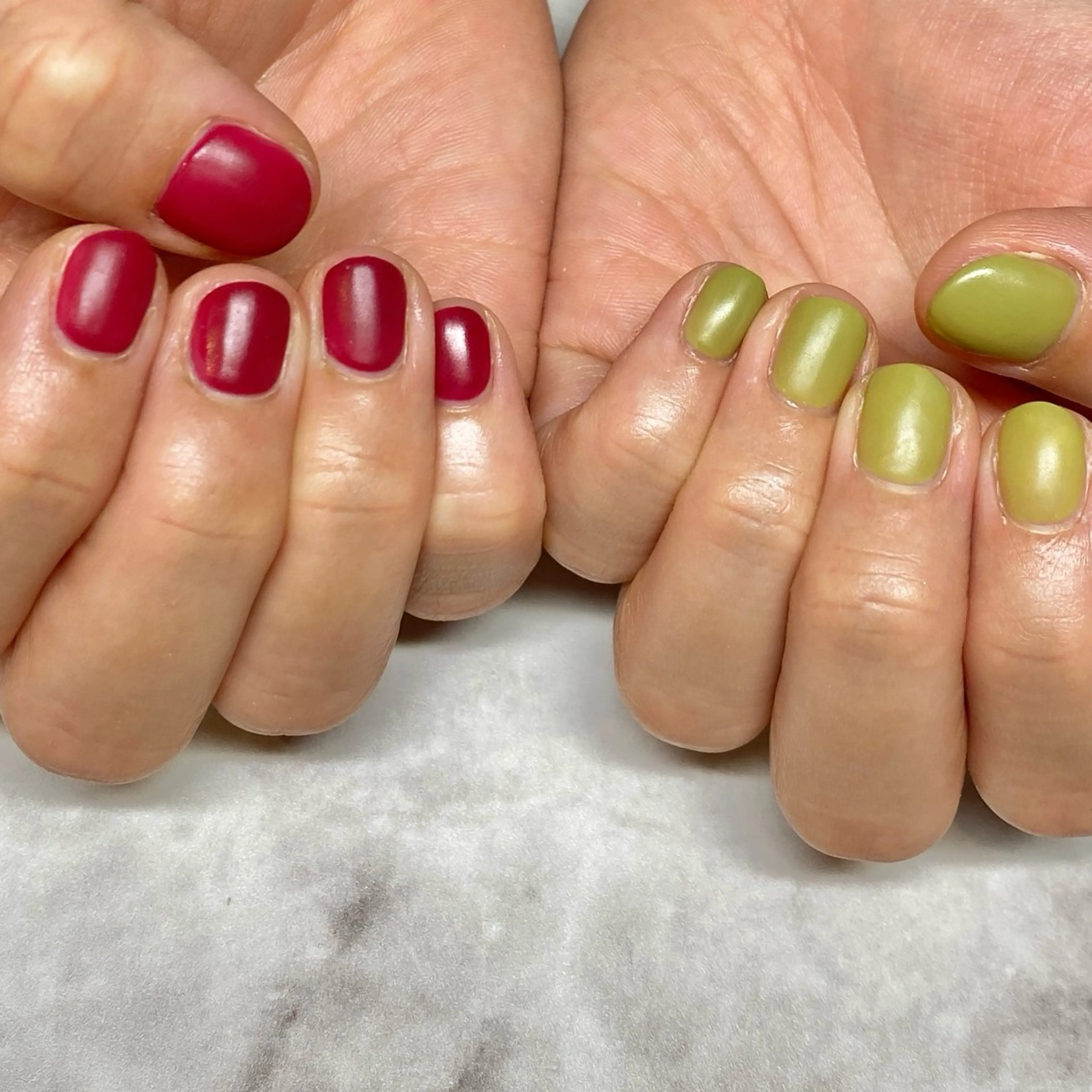 ネイル マットネイル ワンカラーネイル ハンドネイル Loca所属・Loca.nails Kasumiのネイルデザイン