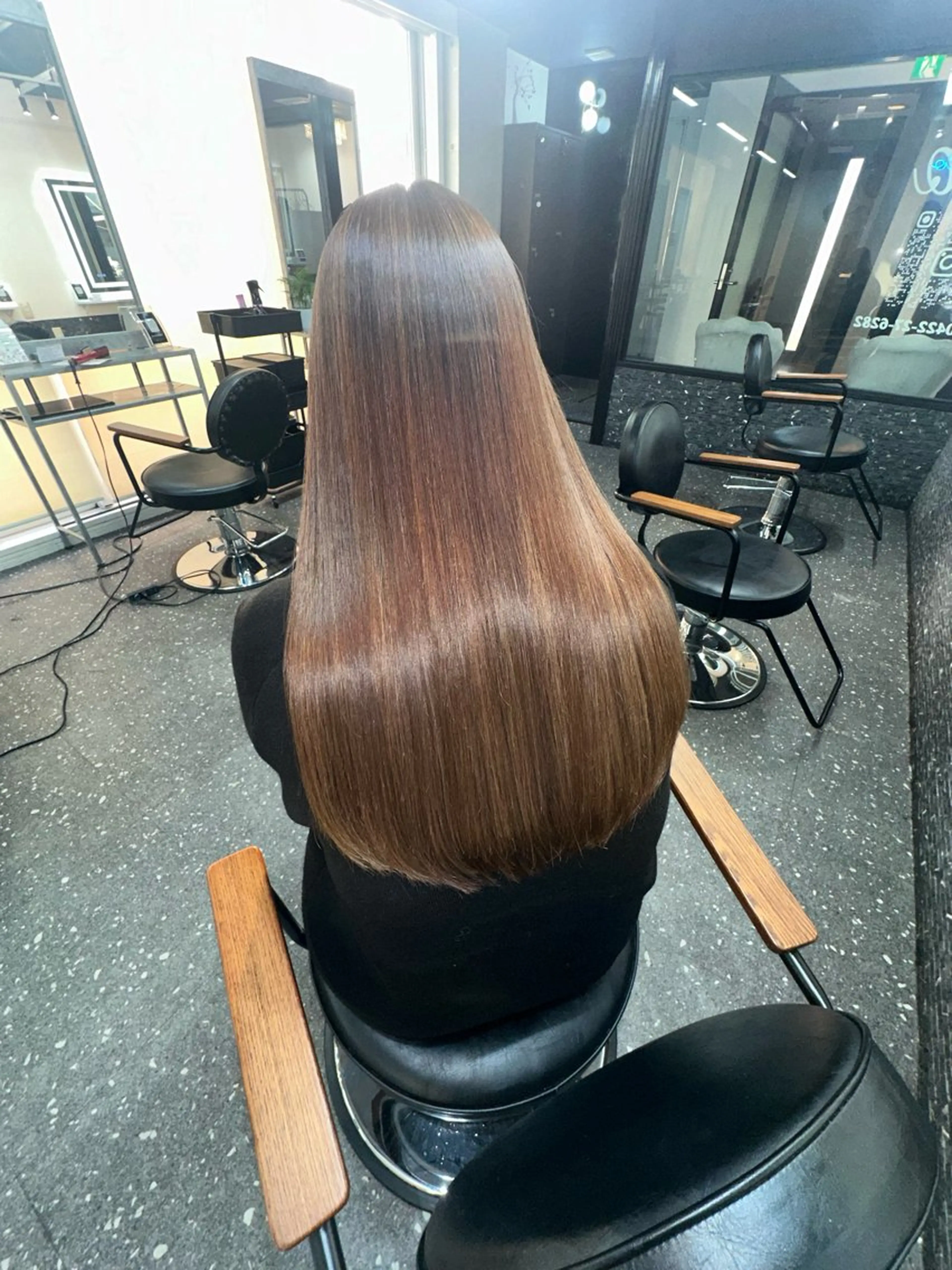 ロング パーマ カット 縮毛矯正 トリートメント 髪質改善⭐️縮毛矯正 中野⭐️Rinaのヘアスタイル