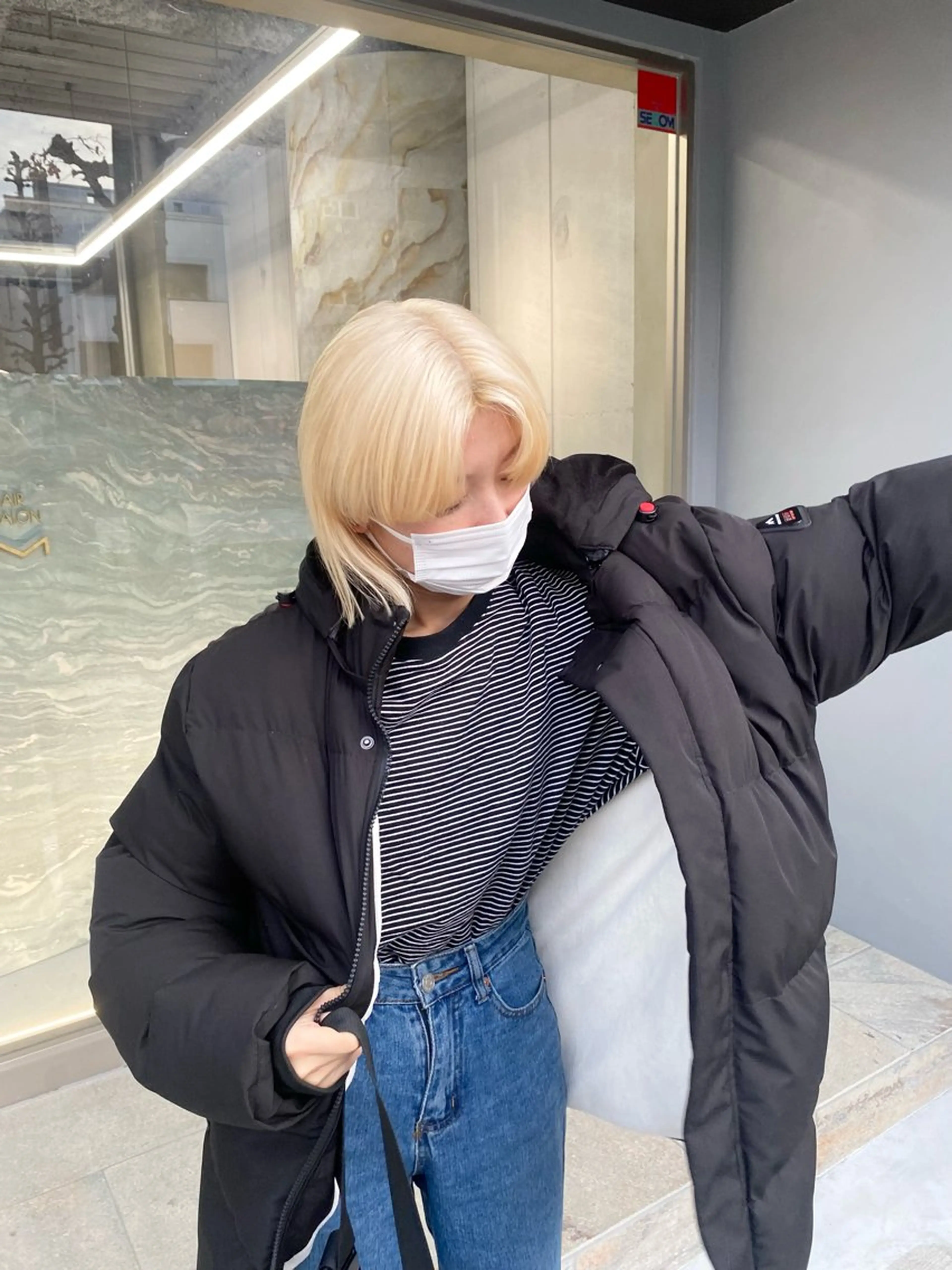 ショート カラー ヘアカラー 前橋 姫奈のヘアスタイル