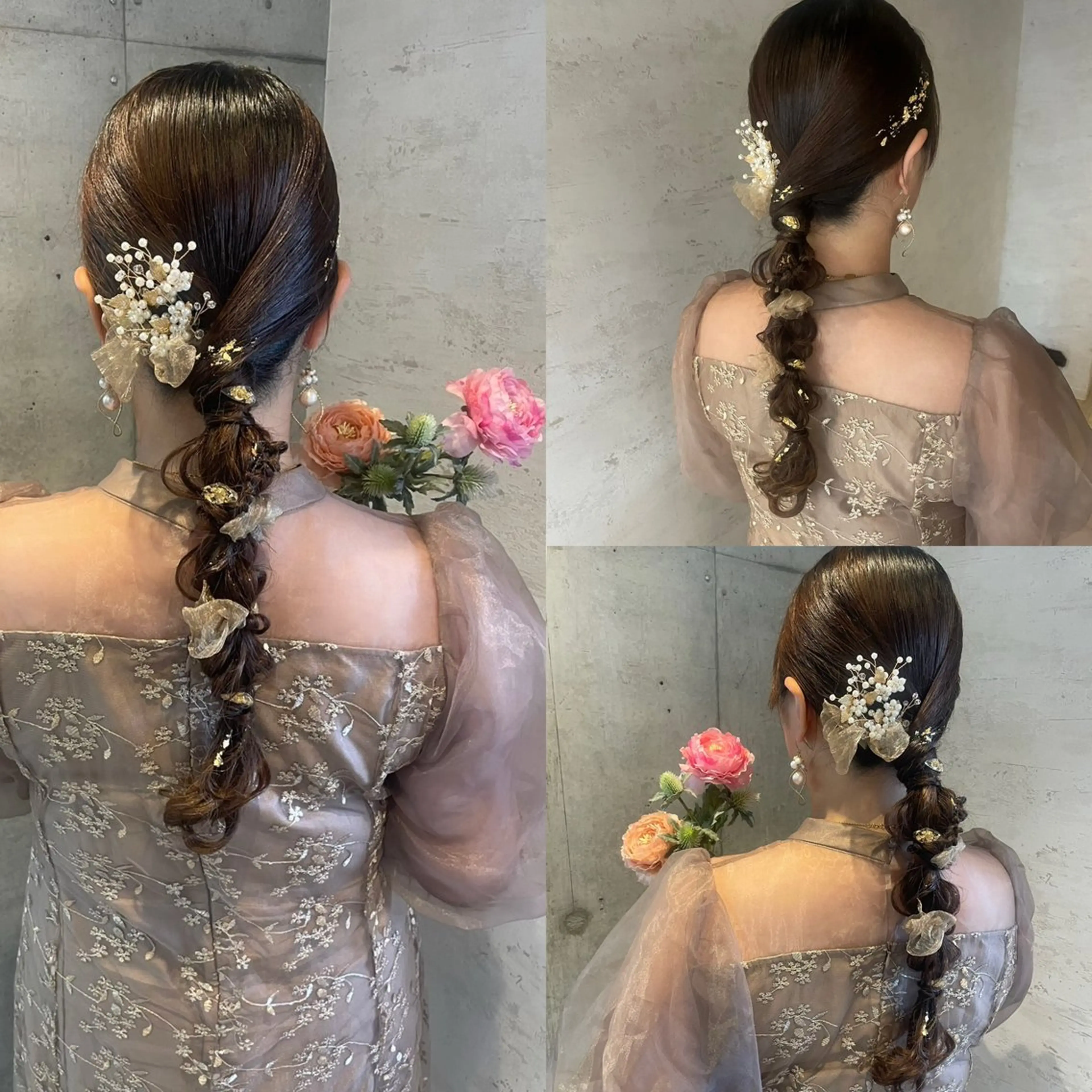 ヘアアレンジ ヘアセット 美髪× ヘアセット✨Araiのヘアスタイル