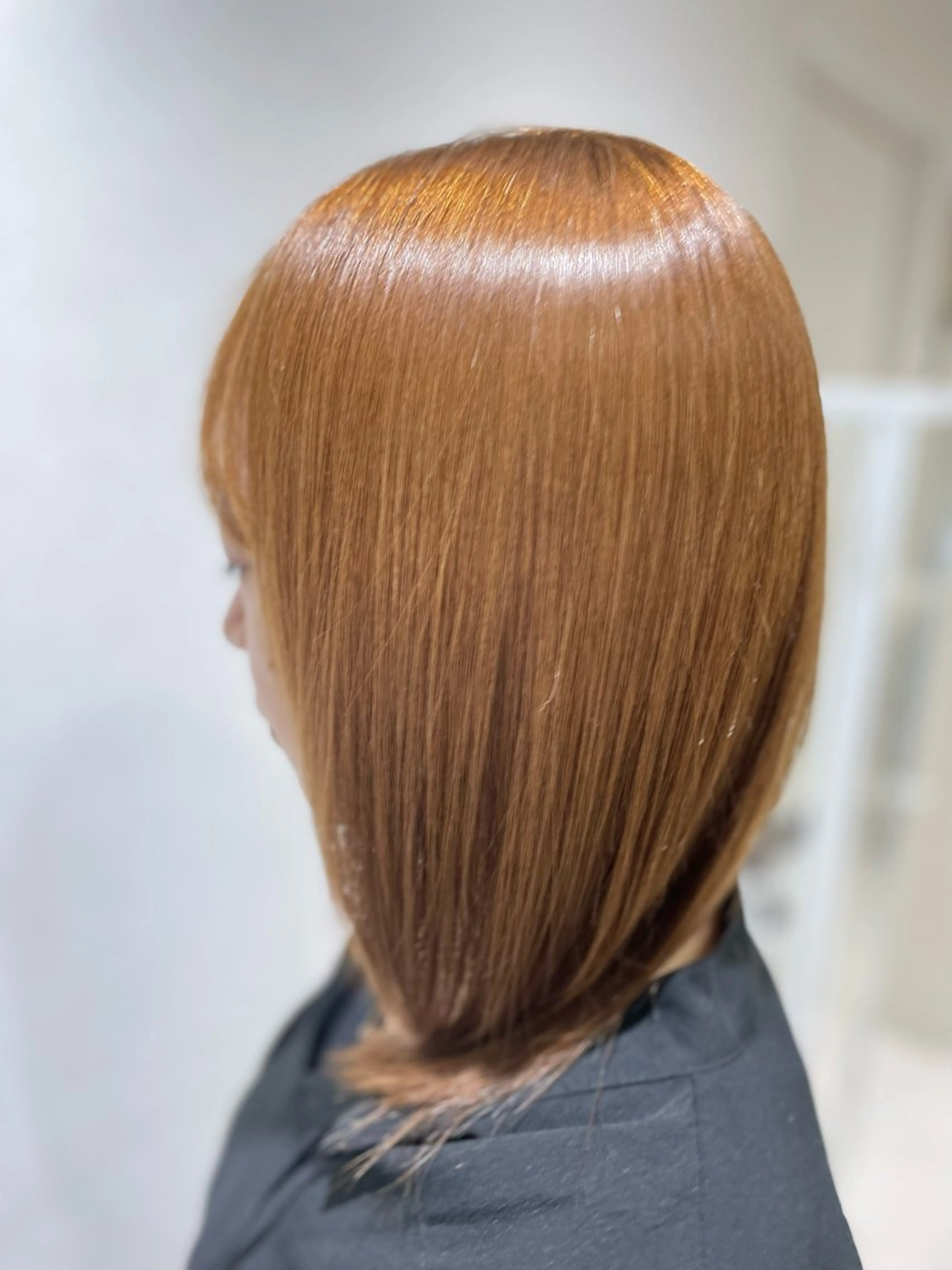 ミディアム パーマ ストレートパーマ Calore カロレのヘアスタイル