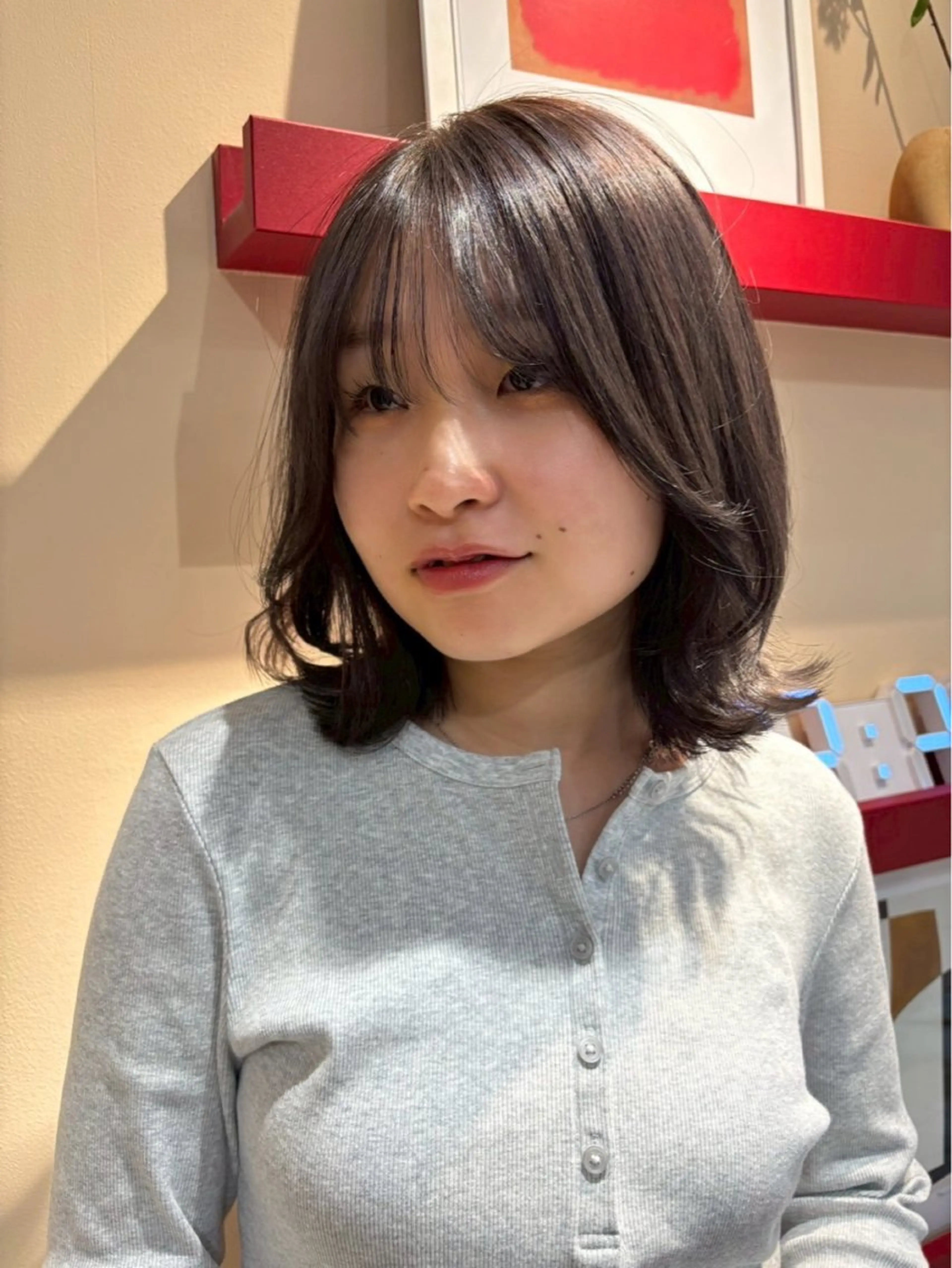 ミディアム カラー Wカラー/レイヤー /ボブ/otohaのヘアスタイル