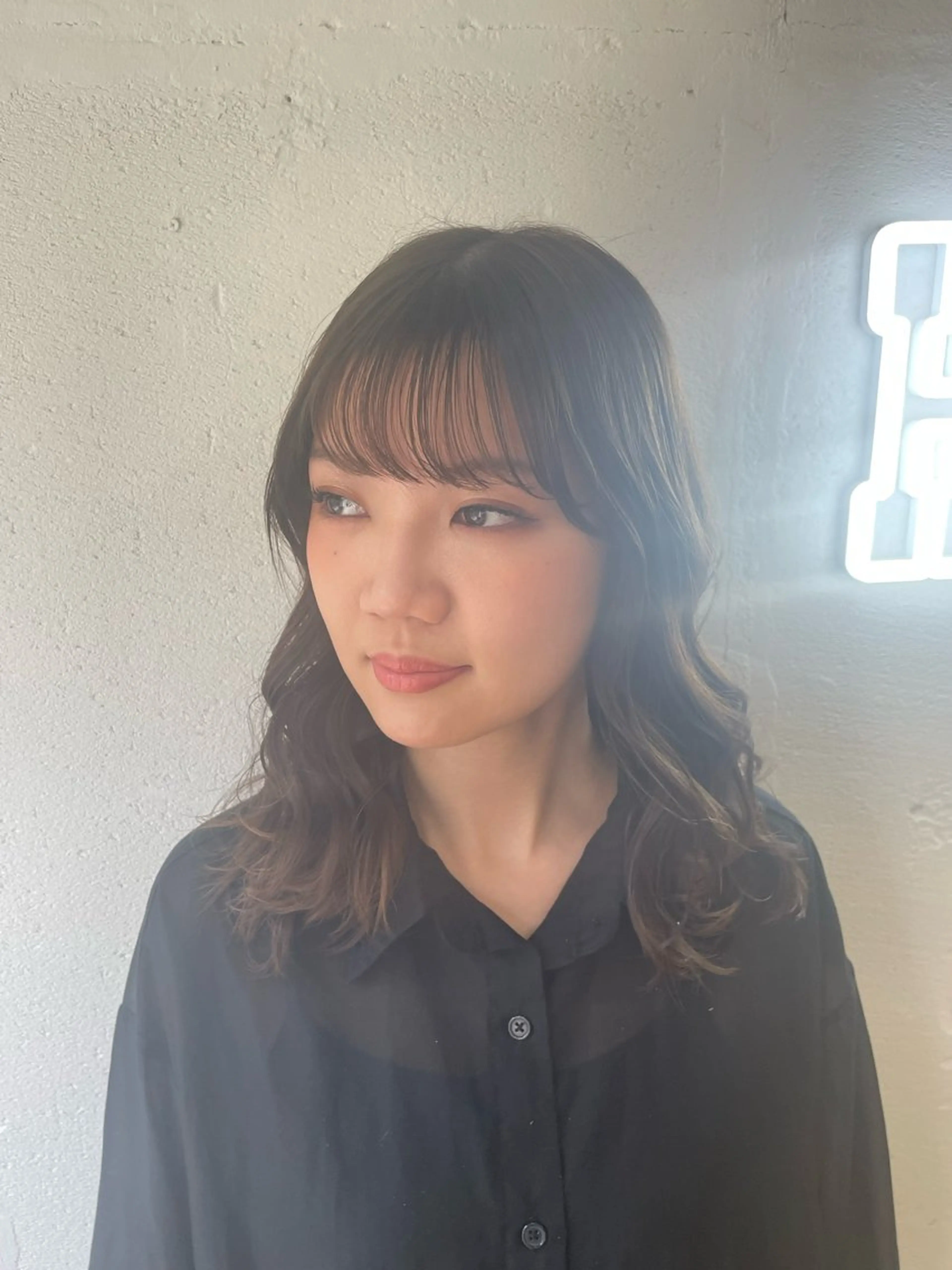 トリートメント+メイクモデルの写真