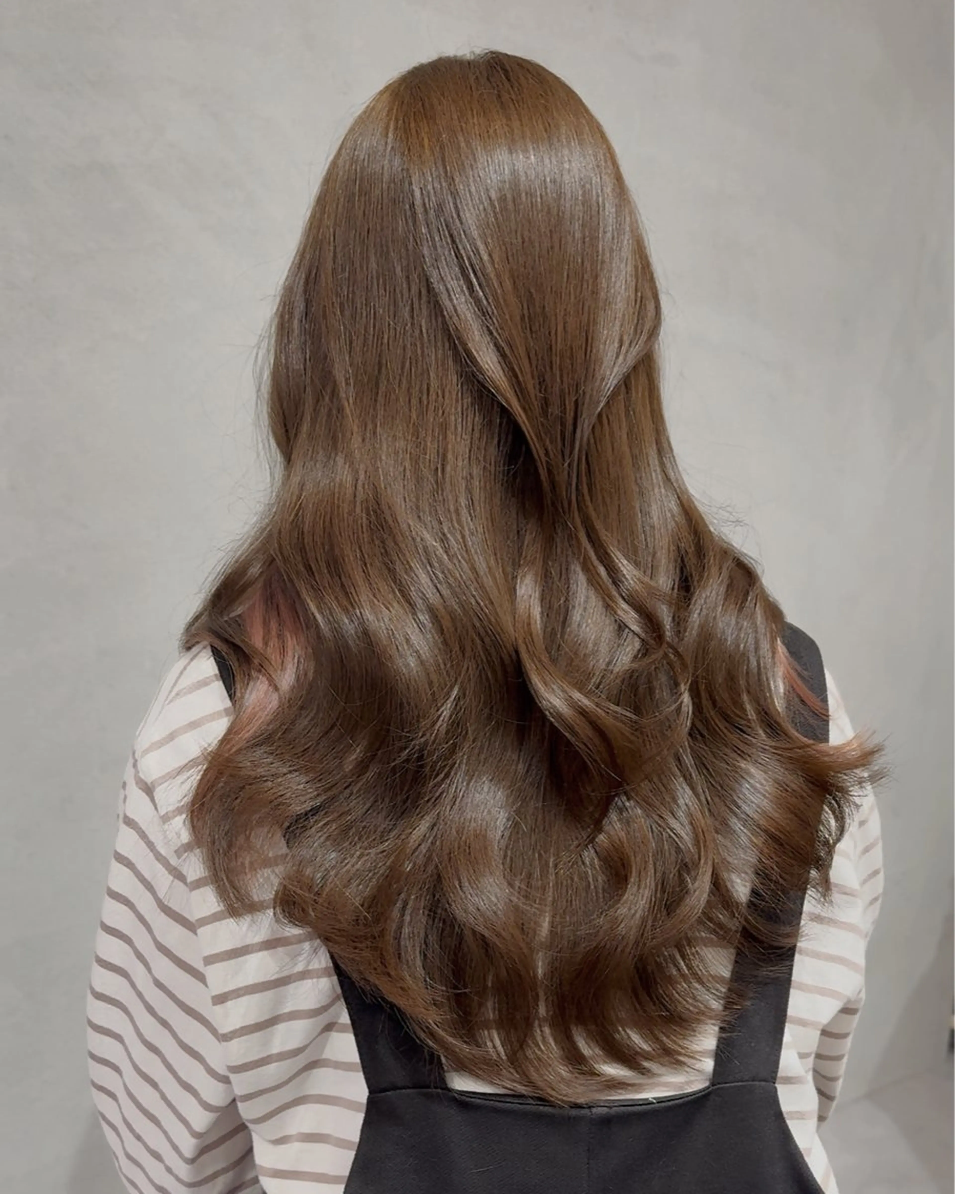 ロング カラー 韓国風ヘア 片山 輝のヘアスタイル