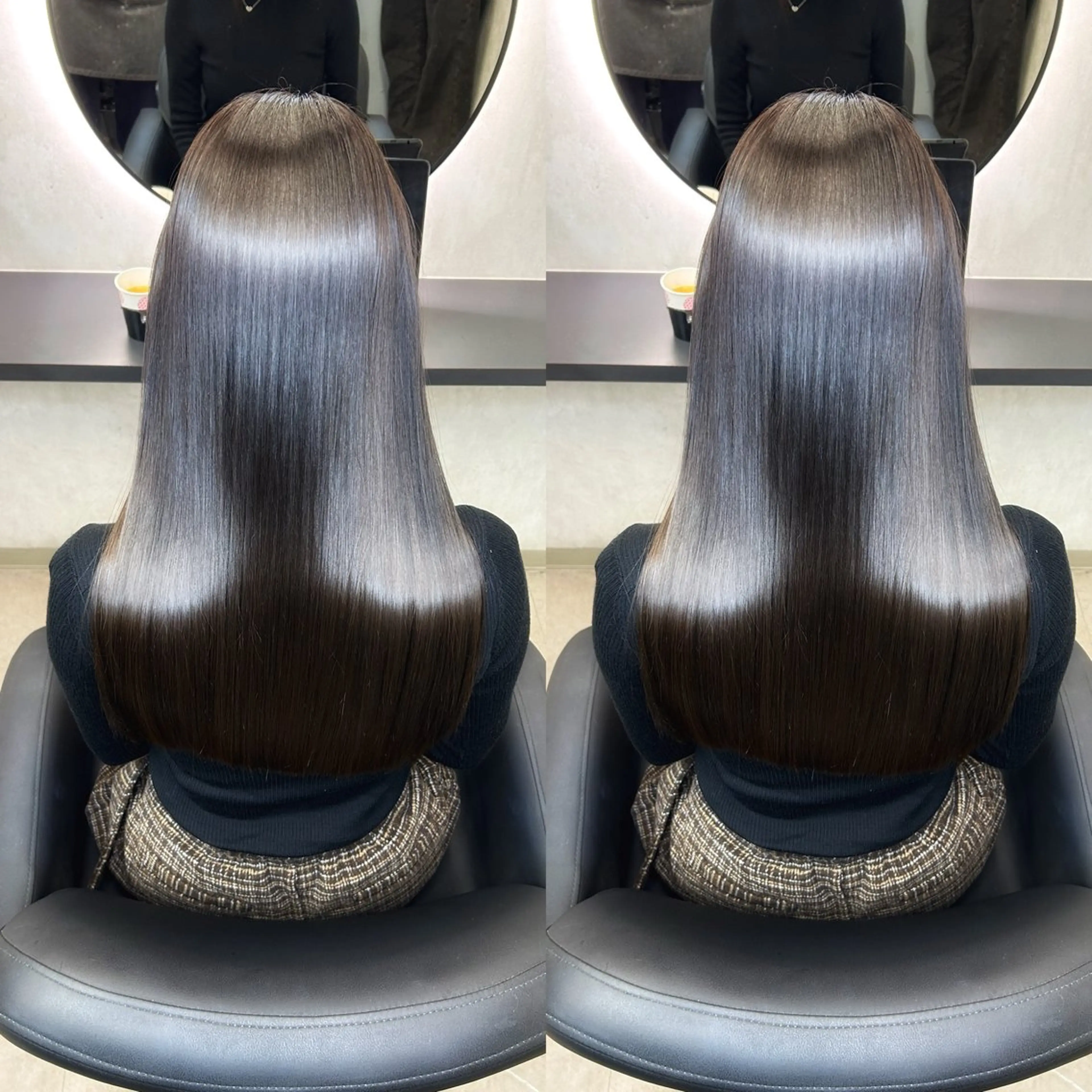 ロング カラー 髪質改善 韓国風ヘア ロング 縮毛矯正 カット ヘアカラー トリートメント 新宿/美髪矯正 髪質改善/韓国風山本のヘアスタイル