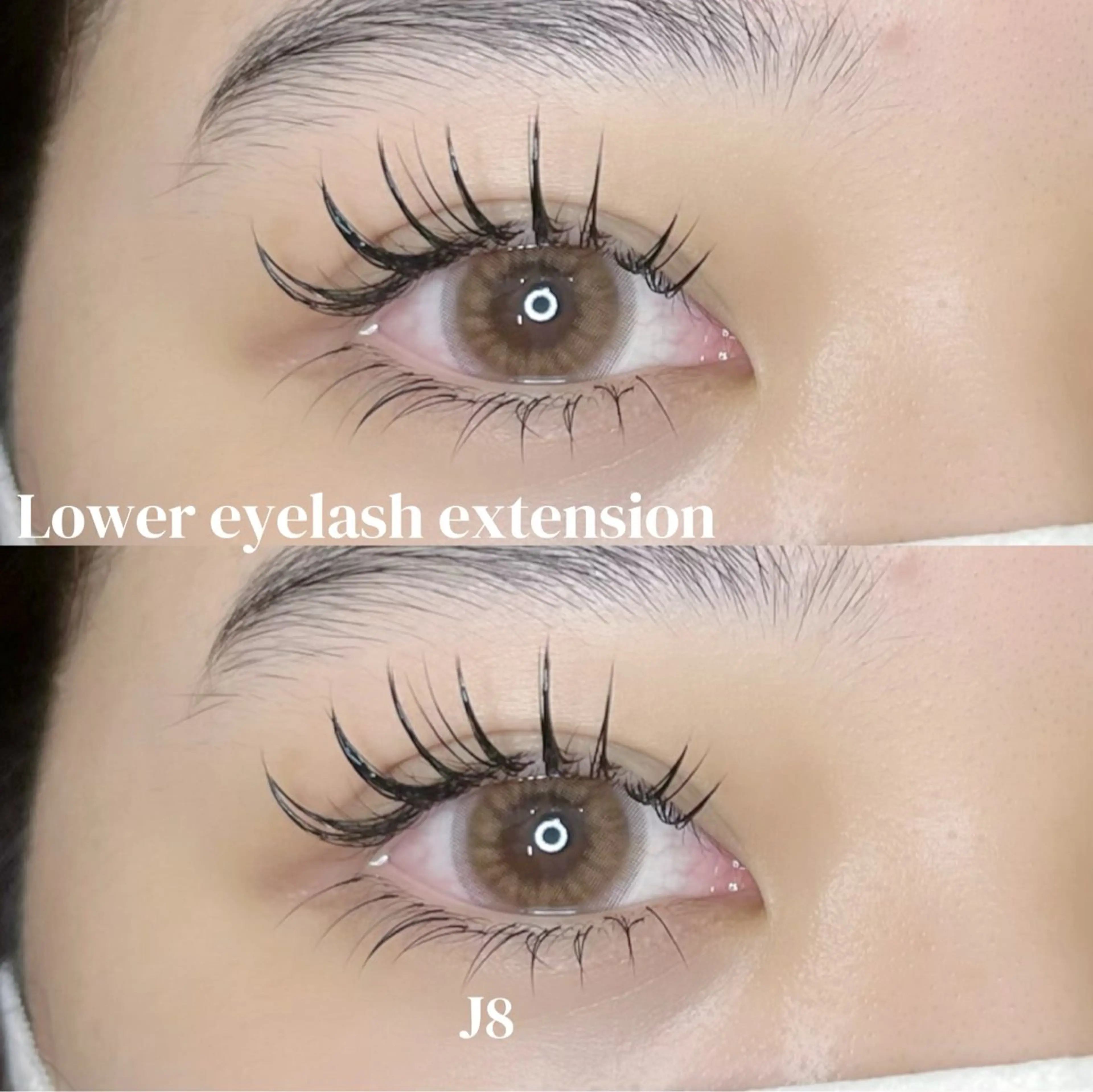 下エクステ　40本の写真