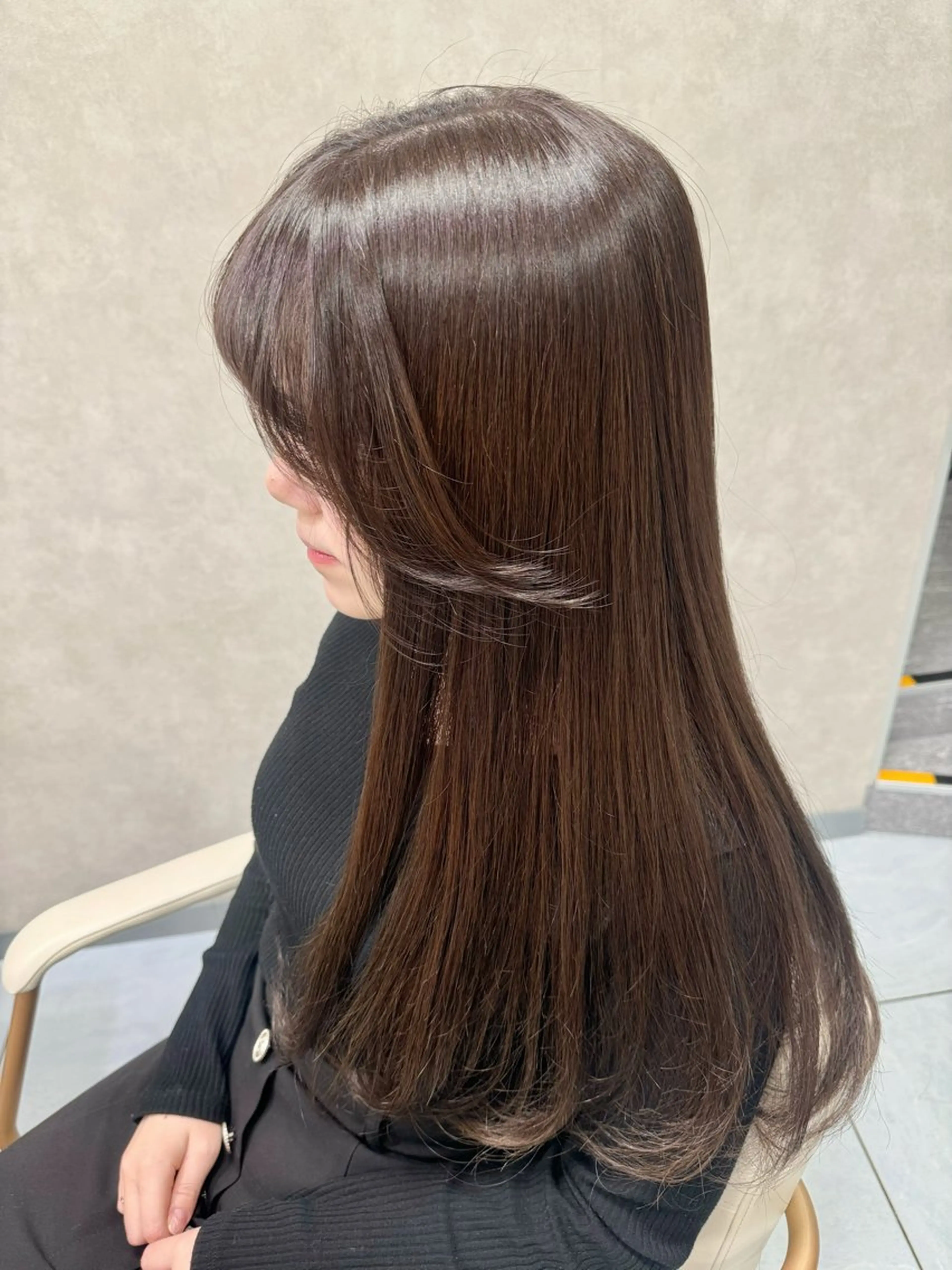 ロング カラー リアル上品盛れ/ 韓国ヘア/モモ/横浜のヘアスタイル
