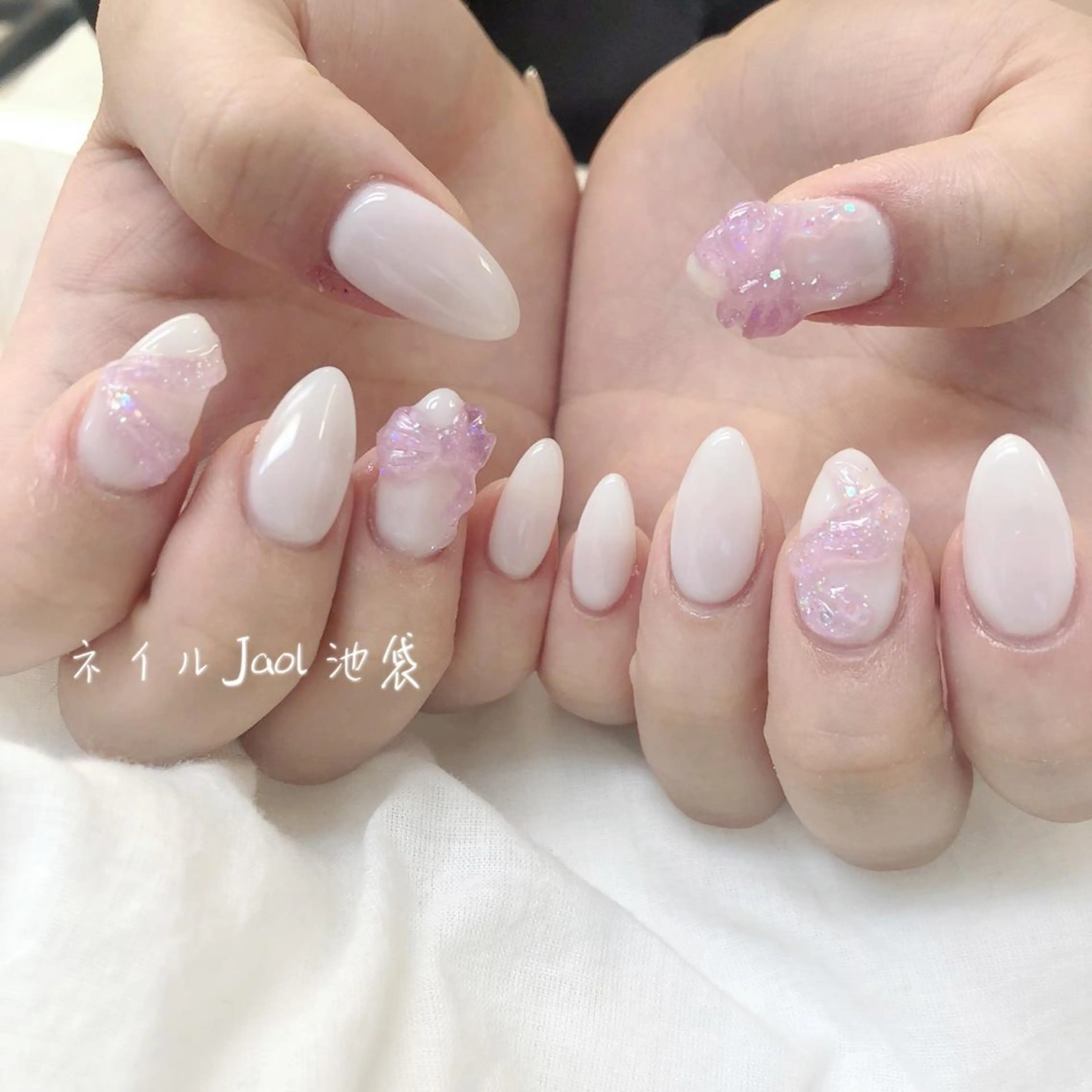 セミロング ネイルJaol 池袋のネイルデザイン