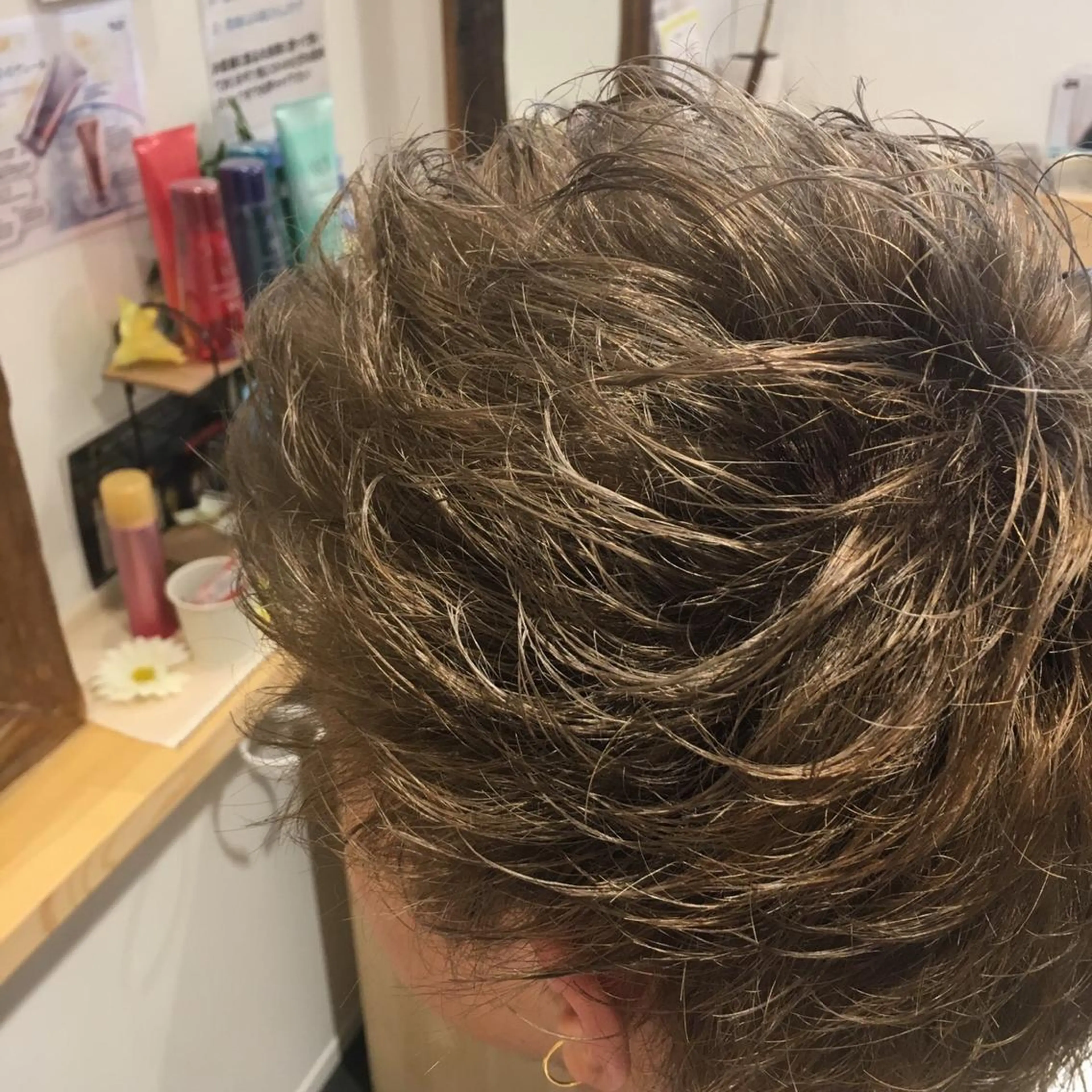 カラー メンズ 髪質改善 十河　勇作のヘアスタイル