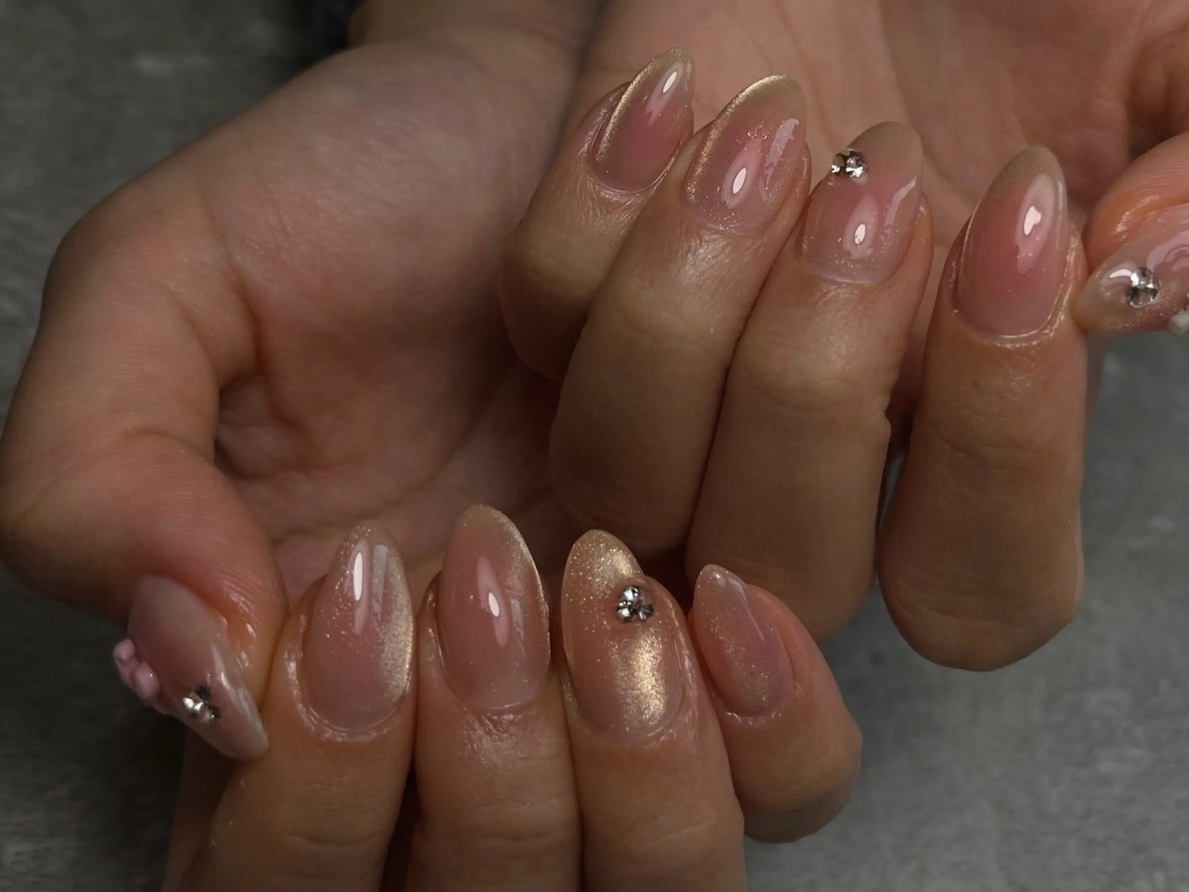ネイル ハンドネイル ハンドケア ワンホン/韓国 nail 大阪アメ村のネイルデザイン