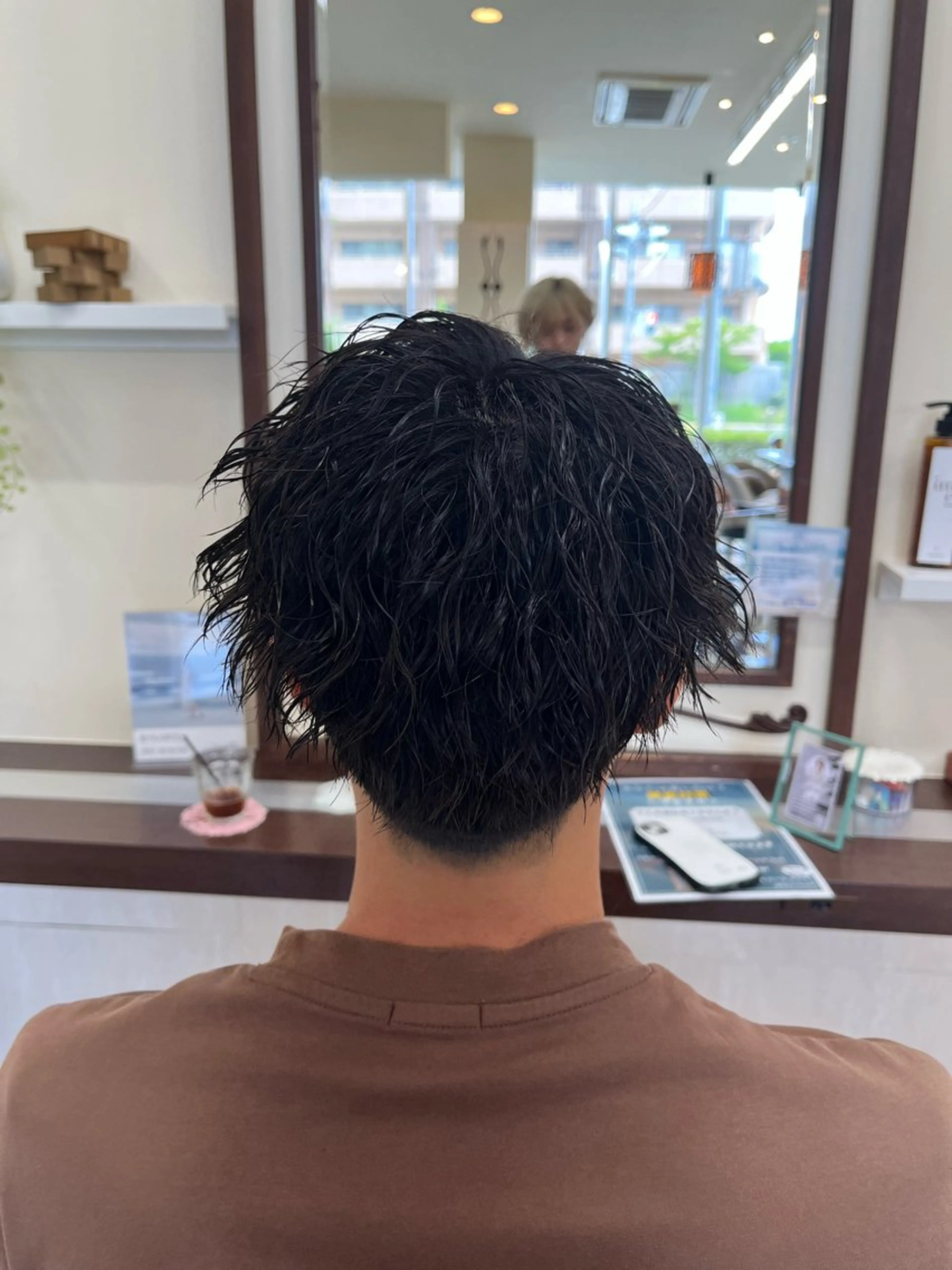 ショート パーマ メンズ センターパート メンズパーマ ツイストスパイラルパーマ スパイラルパーマ 🧊メンズ特化🧊 高木航希のヘアスタイル