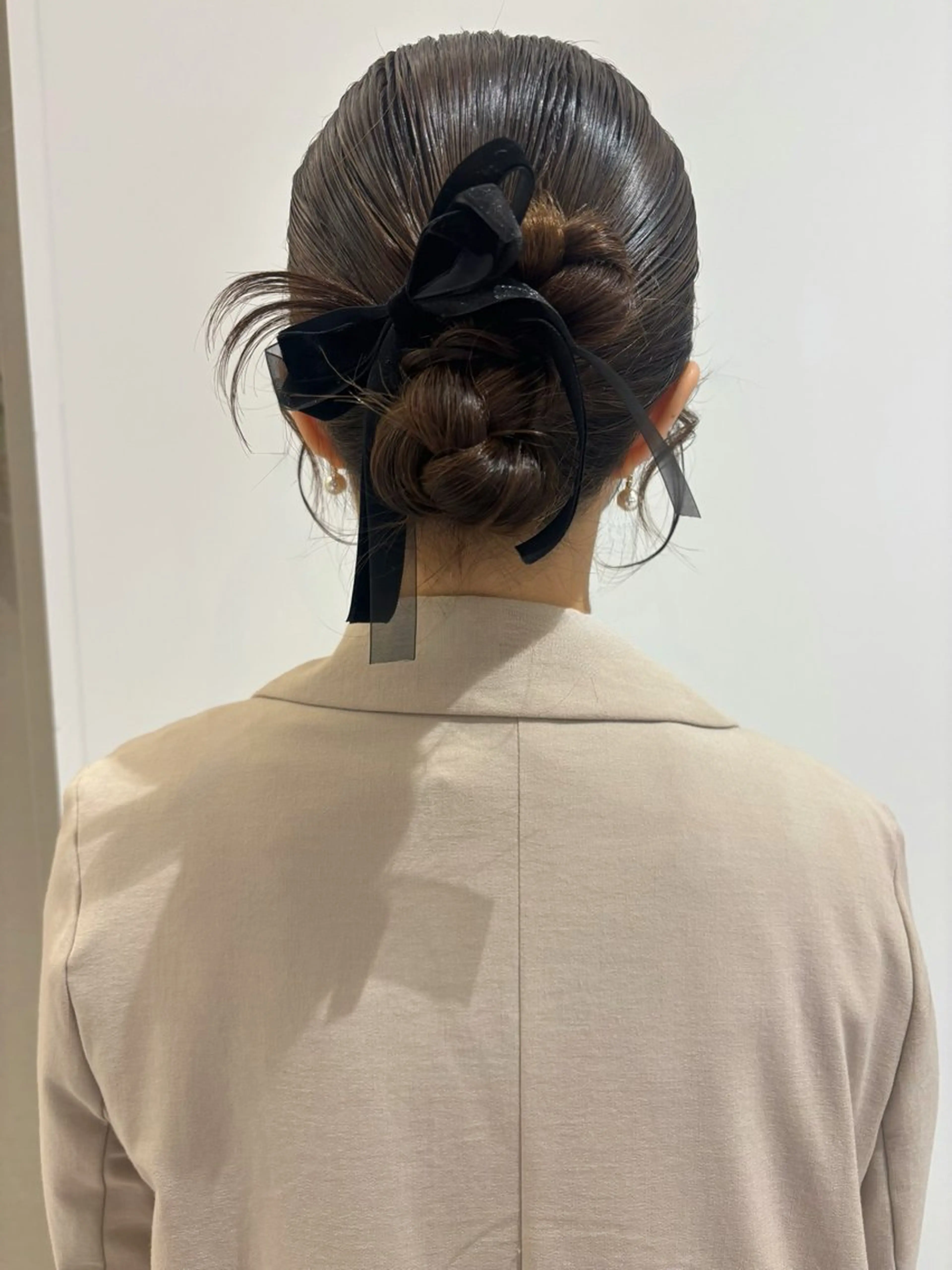 セミロング ヘアアレンジ ヘアセット 🩶ダブルカラー/ 透明感カラー✝️るみのヘアスタイル