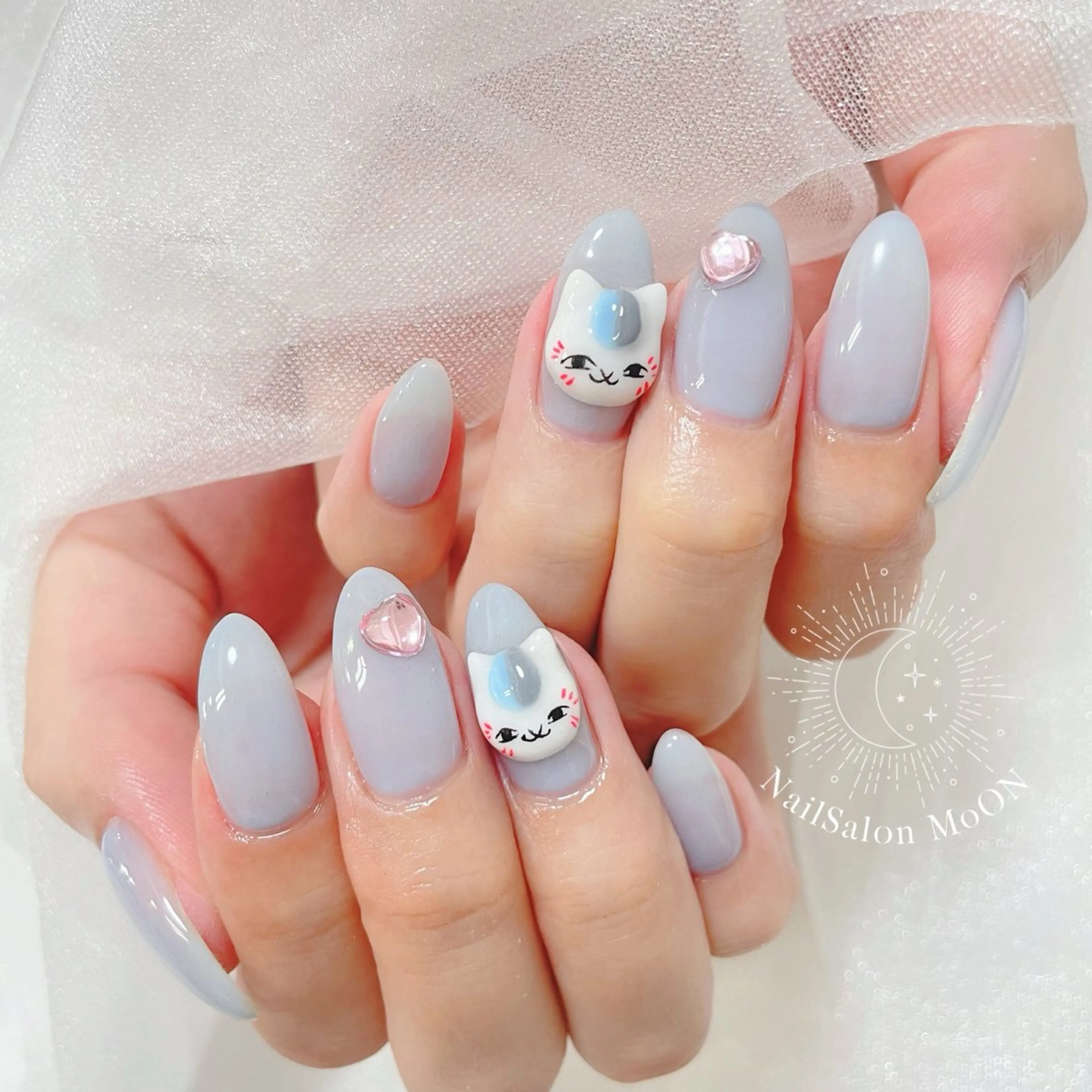 ネイル ハンドネイル ハンドケア MoON...❤︎ MeGuのネイルデザイン