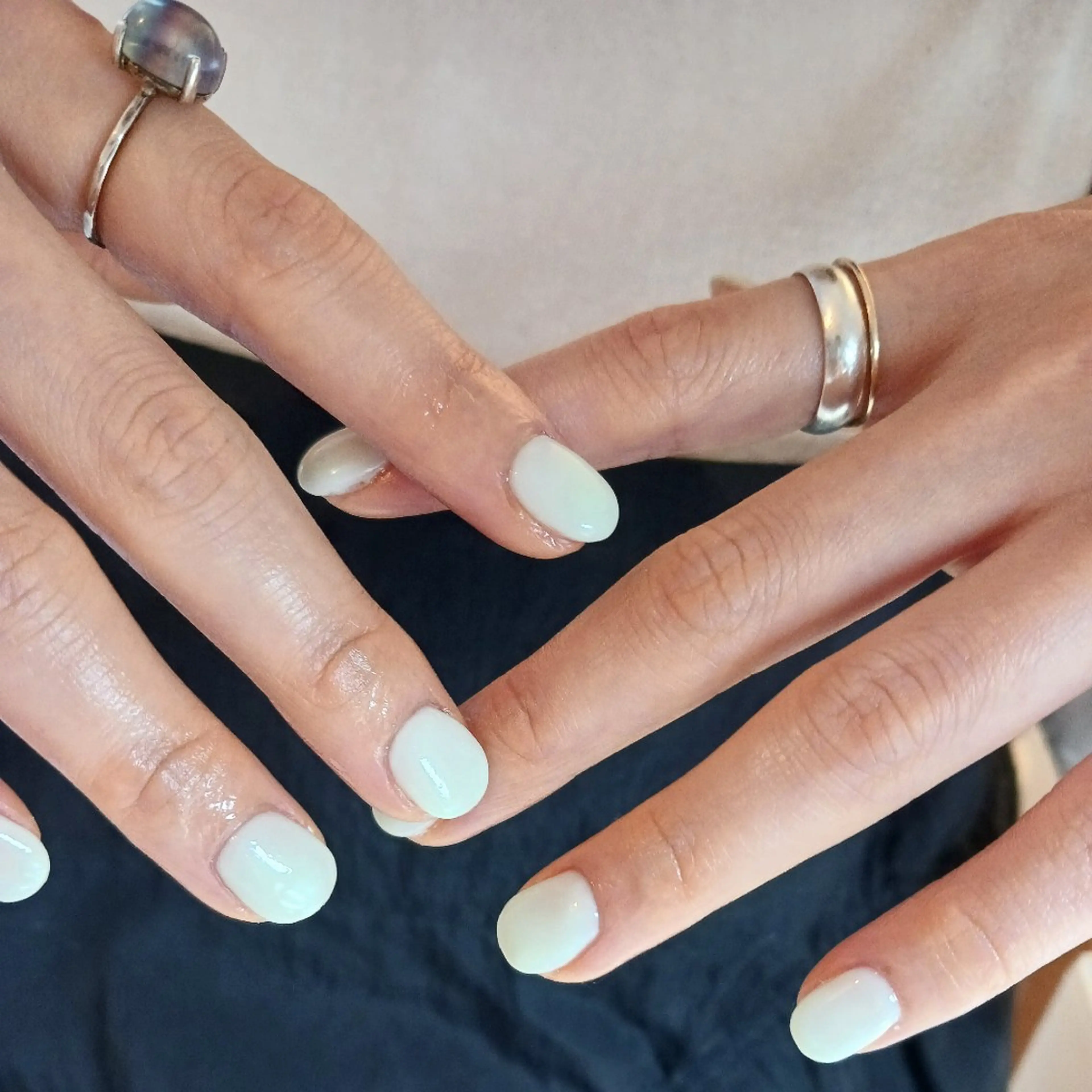 ネイル 持ち込み ワンカラーネイル ショートネイル シンプルネイル ハンドネイル owlnail /持込みデザイン専門のネイルデザイン