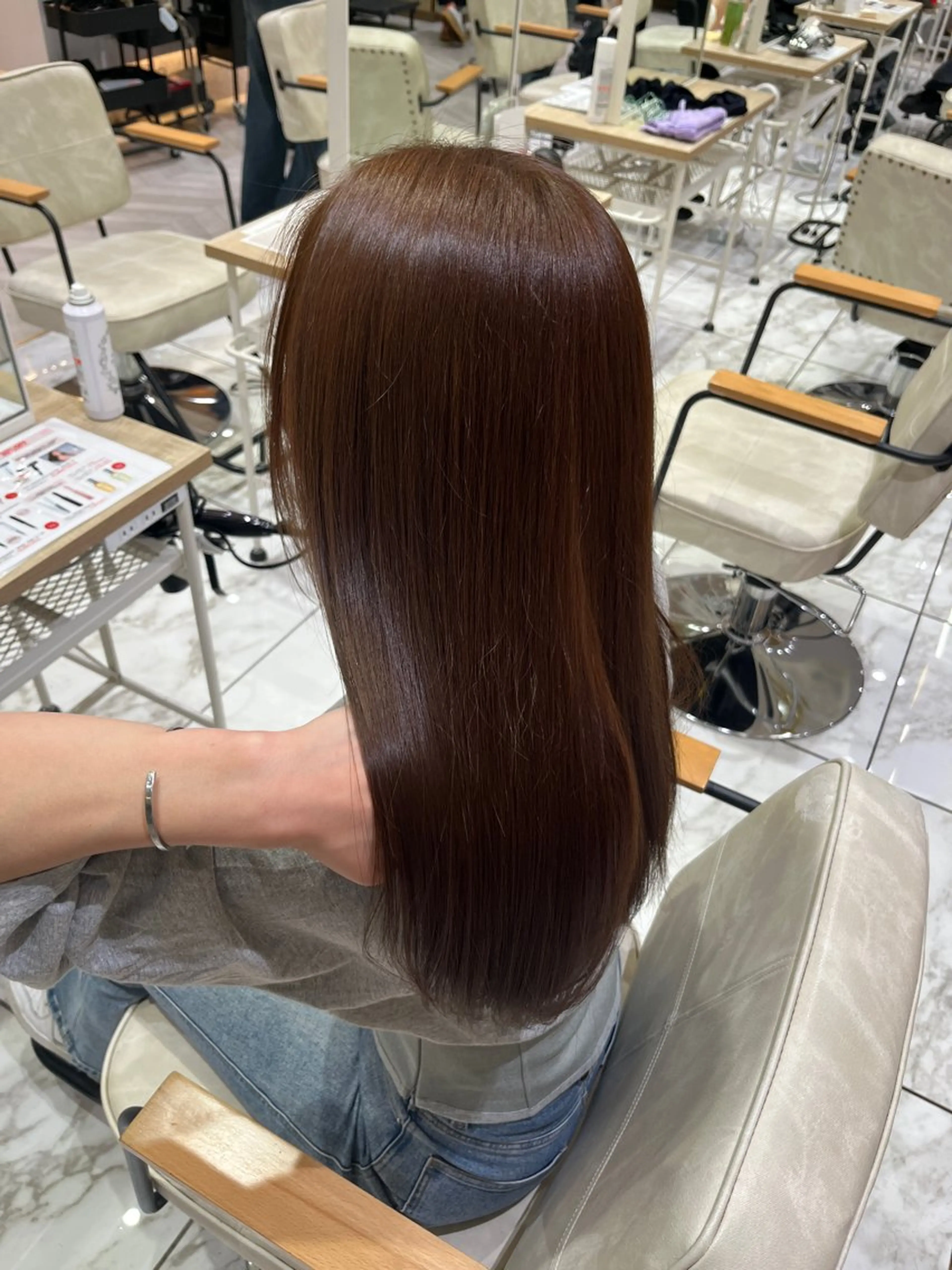 【☀️𝙣𝙖𝙩𝙨𝙪𝙢𝙞限定☀️】ブリーチなし・ワンカラーの写真