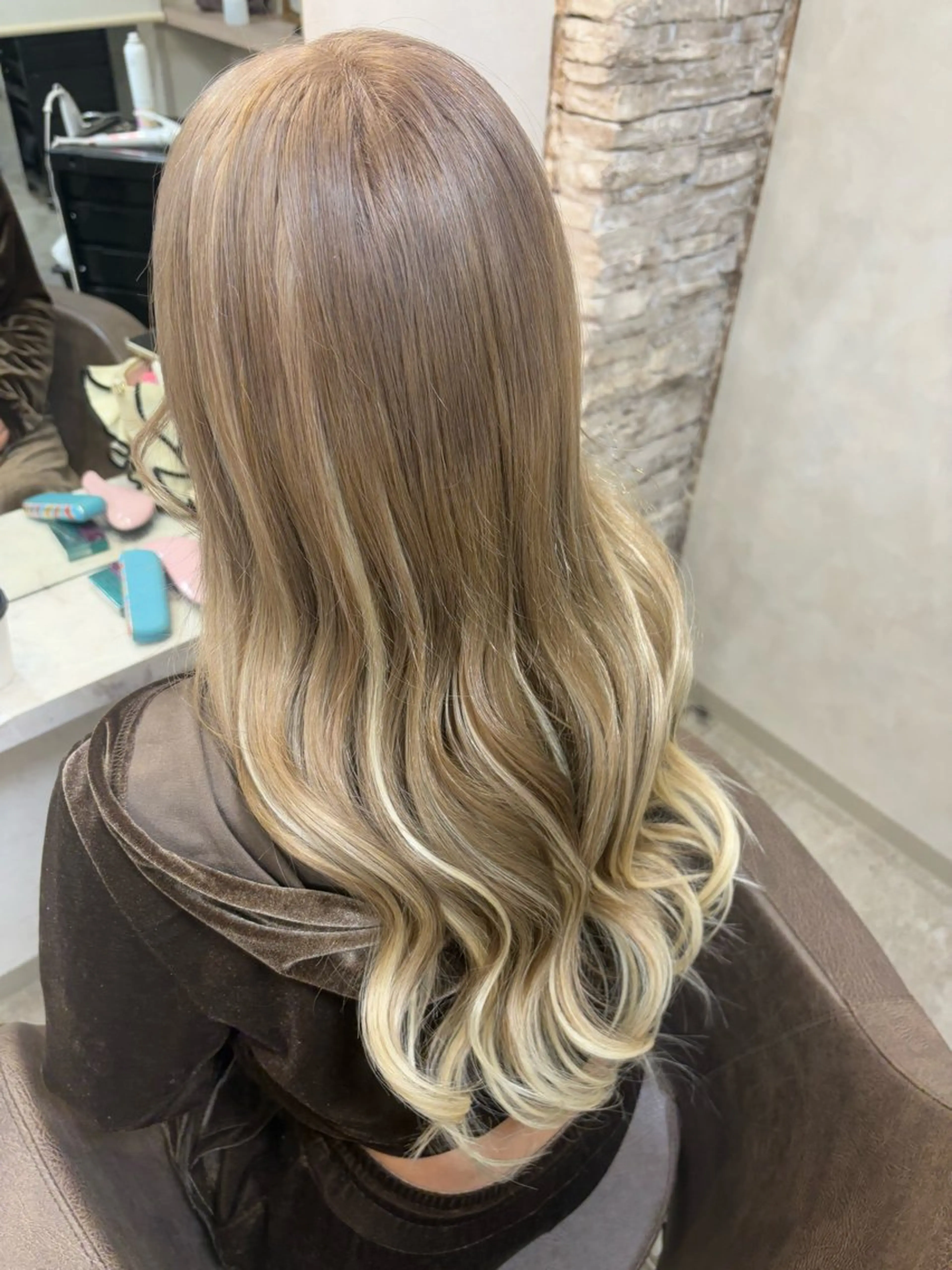 ロング ヘアカラー アンククロス/ ♡ayu♡のヘアスタイル