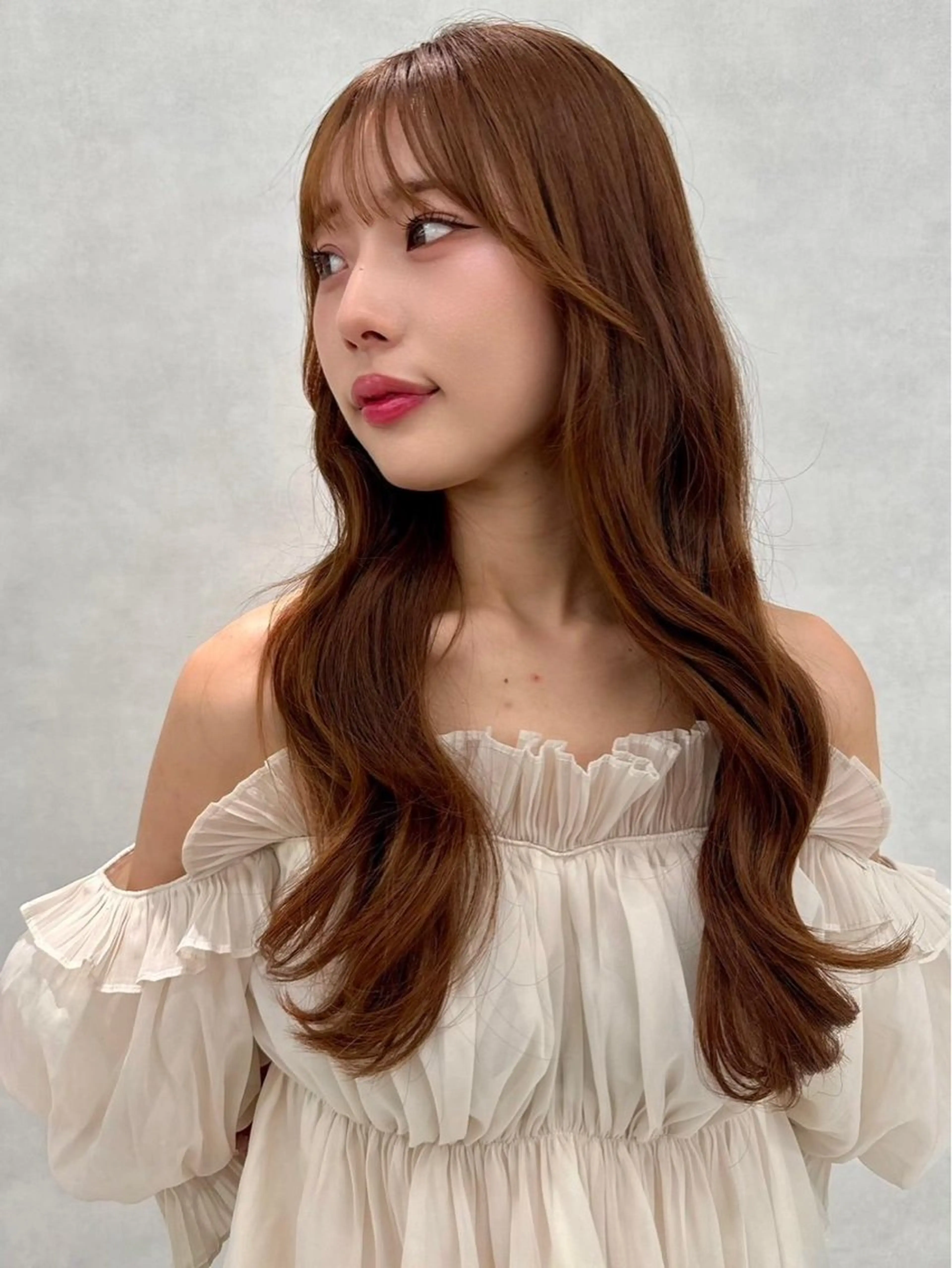 セミロング 【韓国ヘア】公式 🇰🇷Ash中野のヘアスタイル