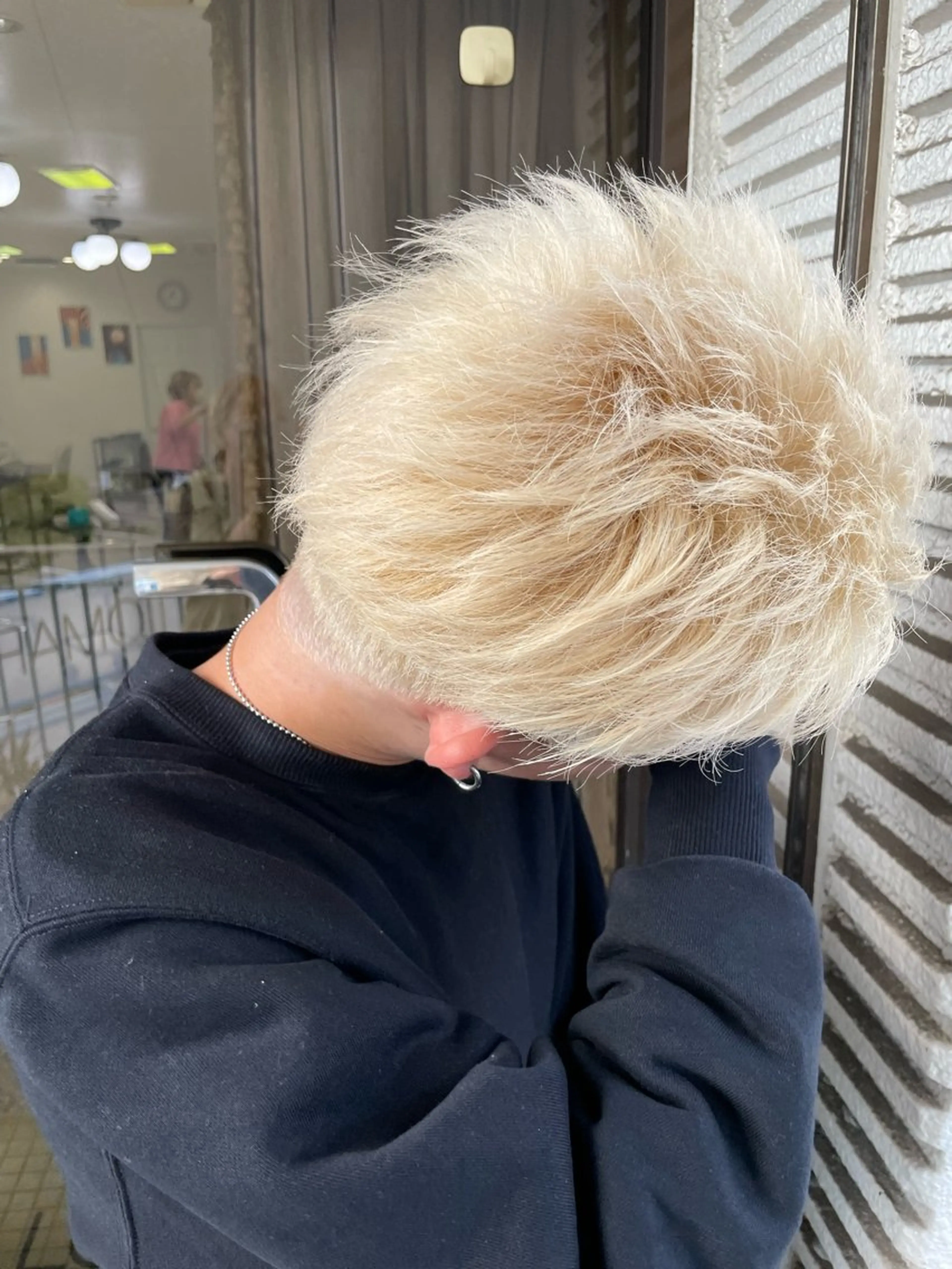 ショート カラー メンズ JIEN MIUのヘアスタイル