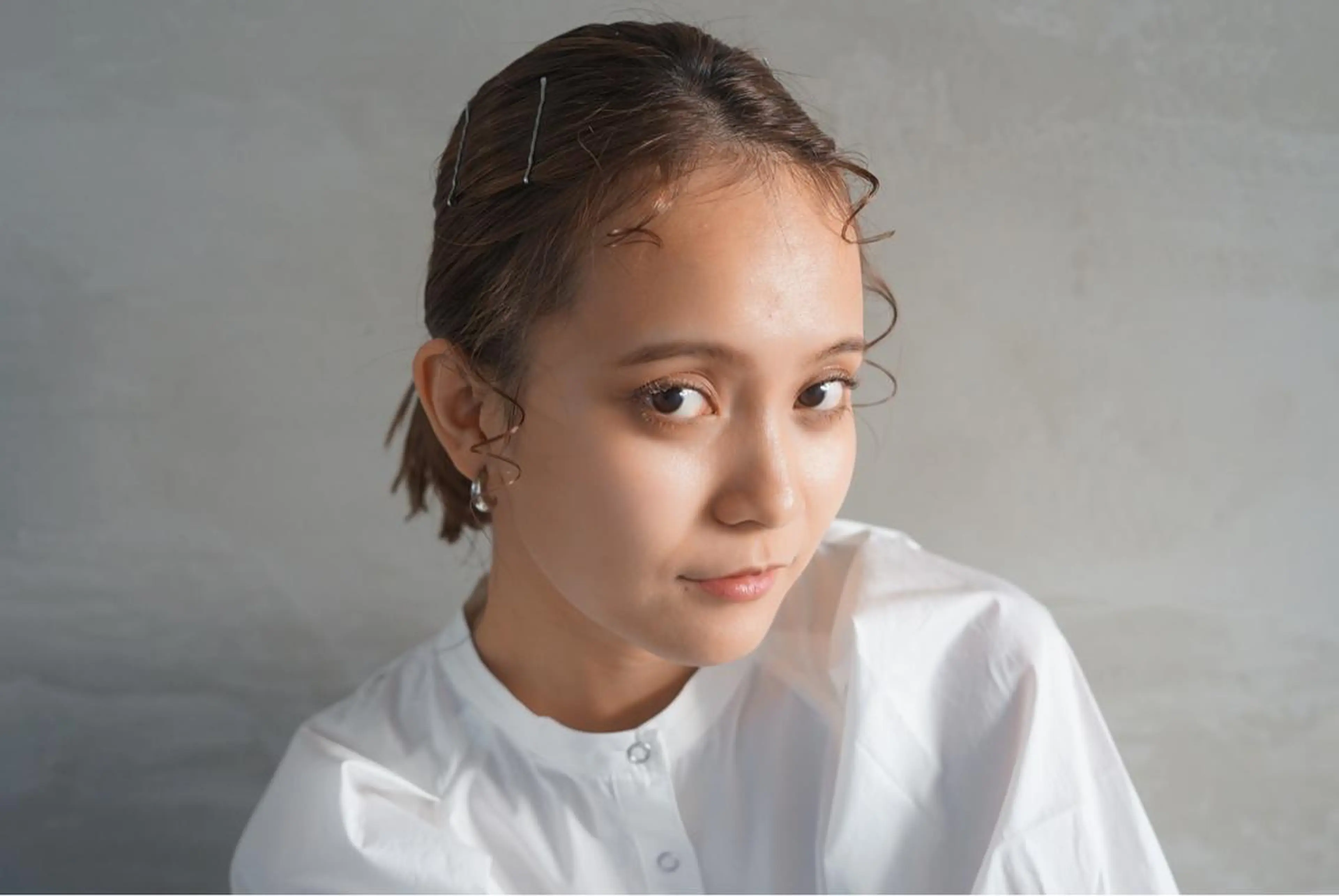 ショート カラー 美髪ストレート 川本雄己のヘアスタイル