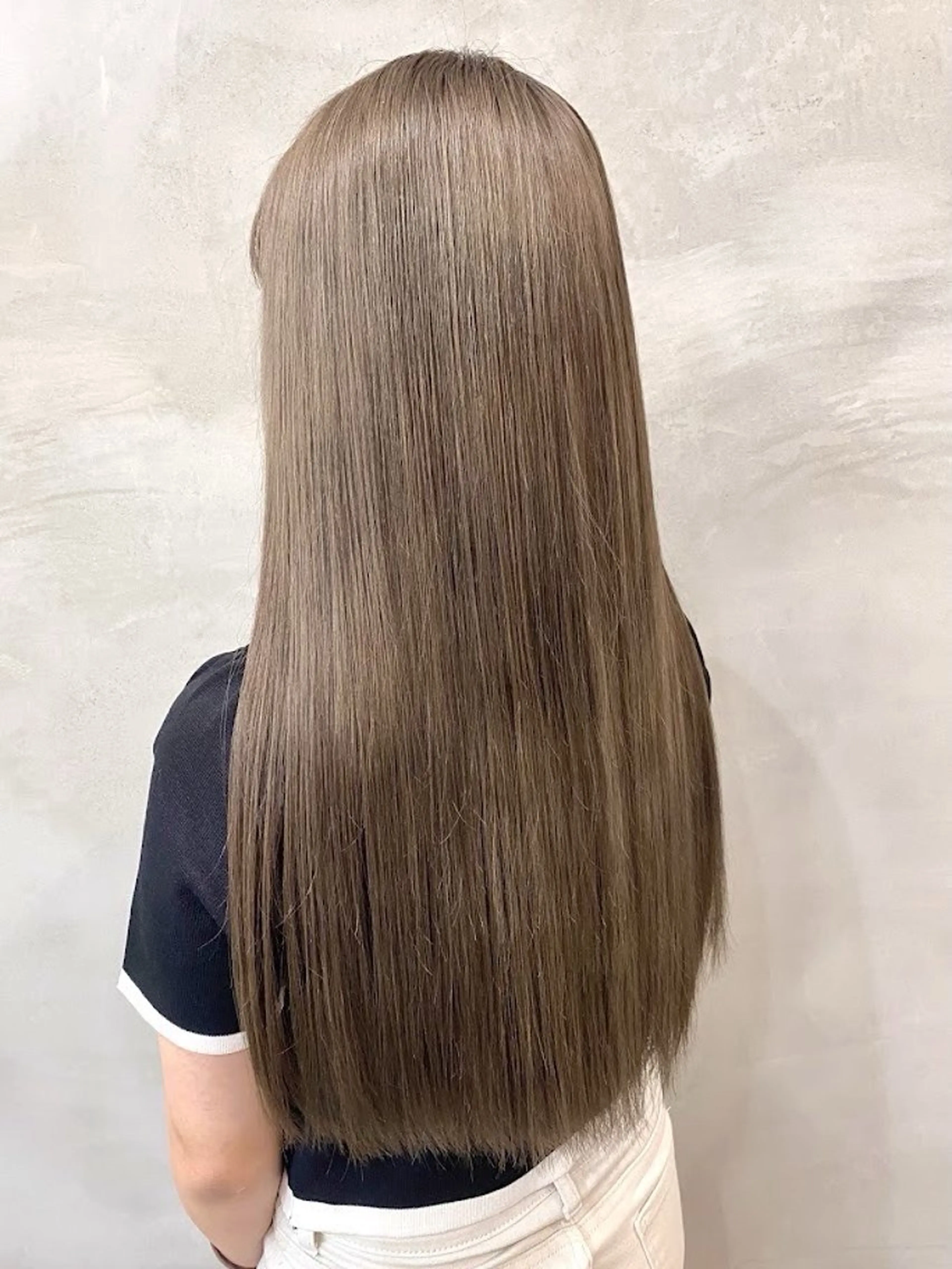 【ケアブリーチ‼️】全体ブリーチ➕カラーの写真