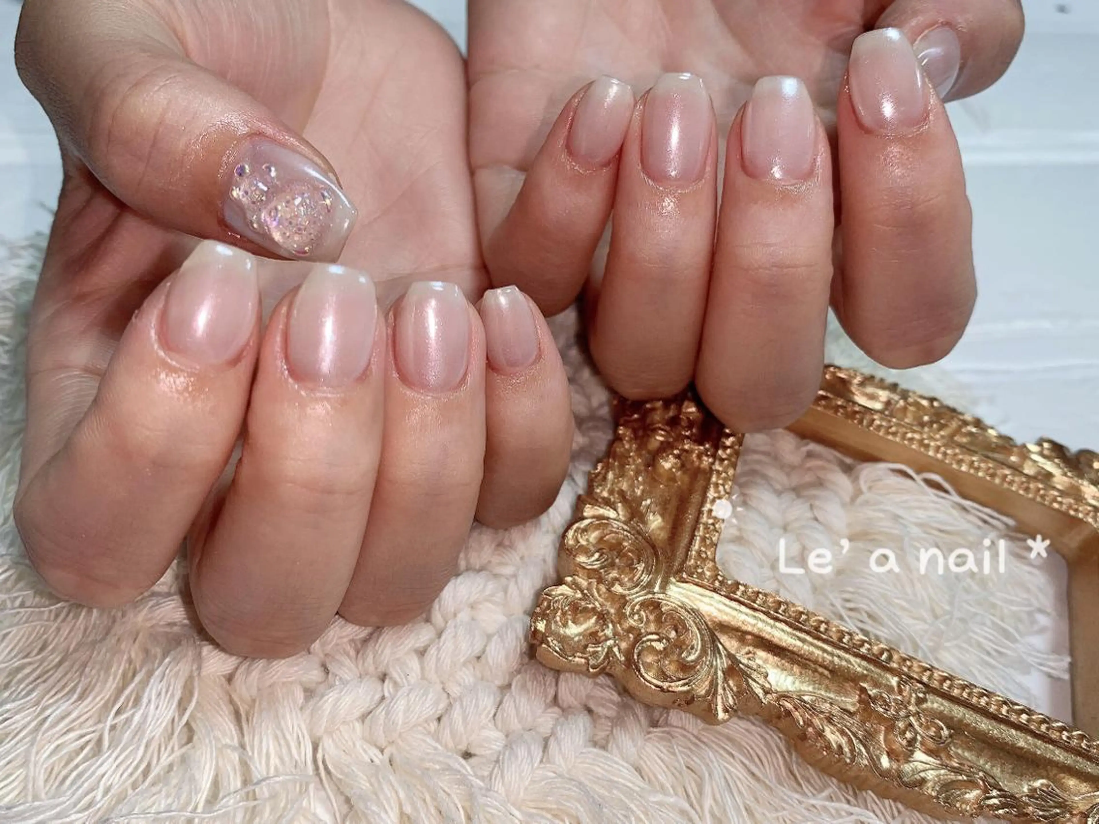 ショート カラー ネイル Le’a NailSalonのネイルデザイン