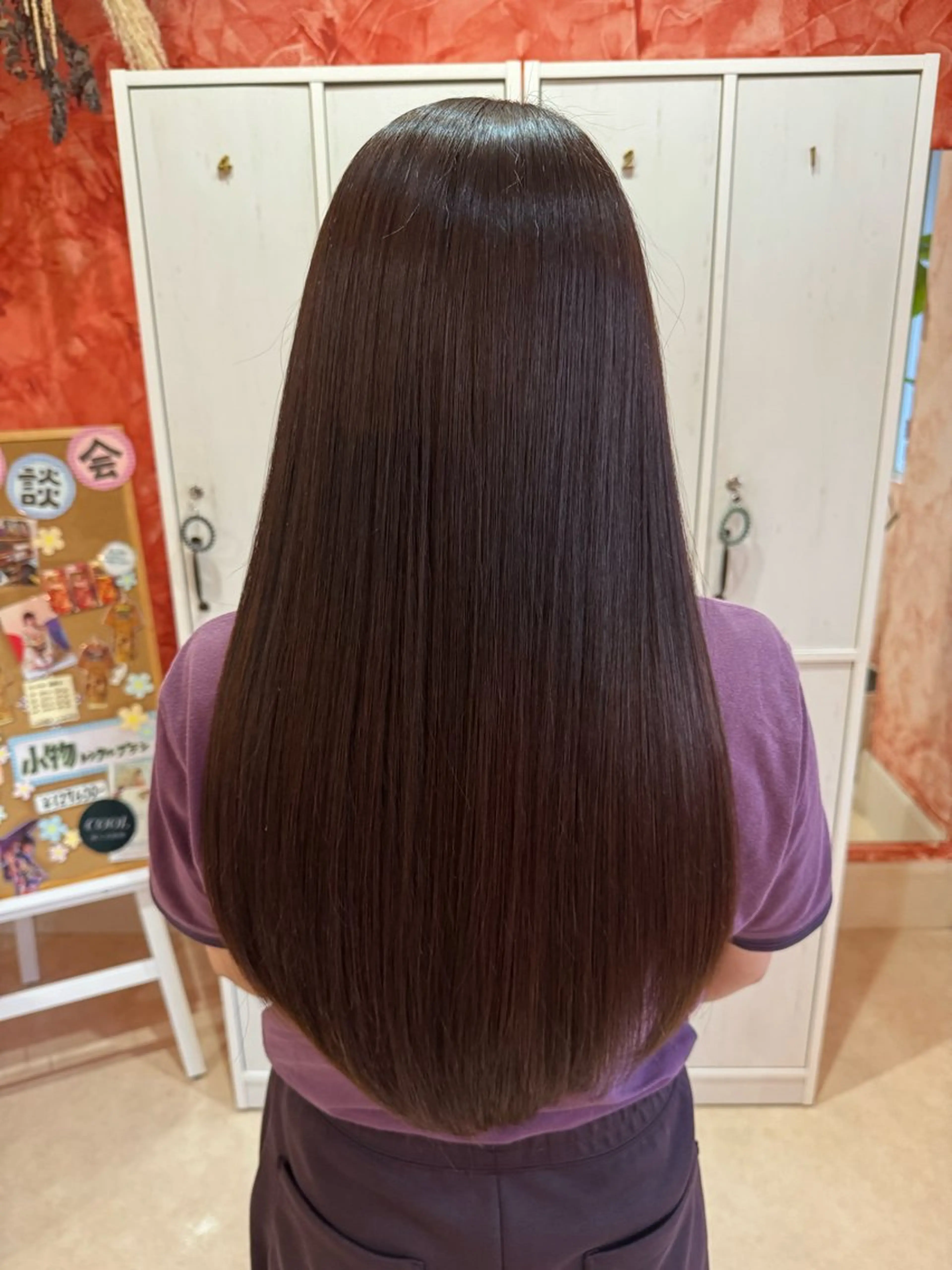 セミロング 髪質改善 髪質改善/艶髪/ 稲葉史泰のヘアスタイル