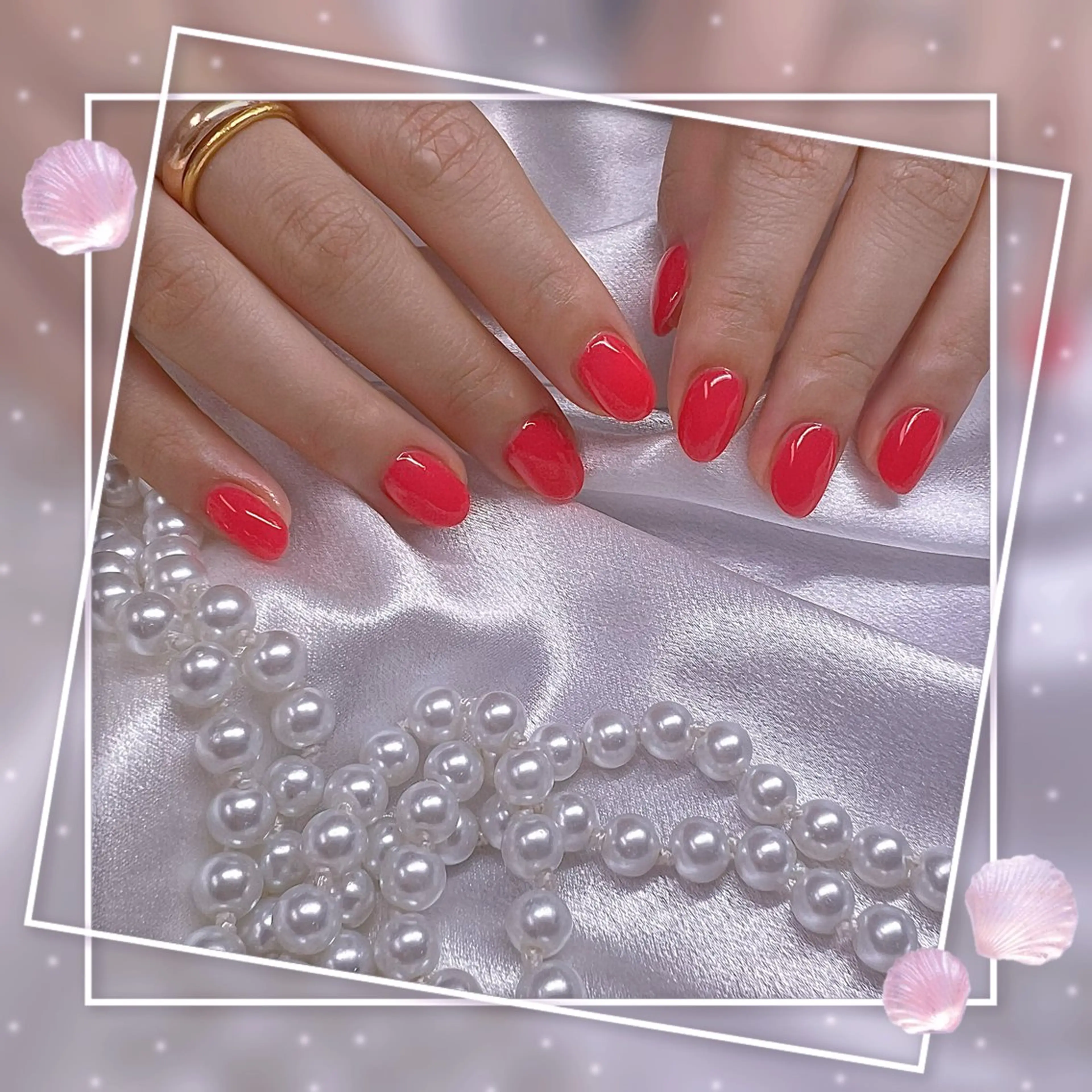 ネイル グラデーション キラキラネイル 韓国ネイル マグネットネイル ピンク ハンドネイル ハンドケア Chill Nailsalonのネイルデザイン