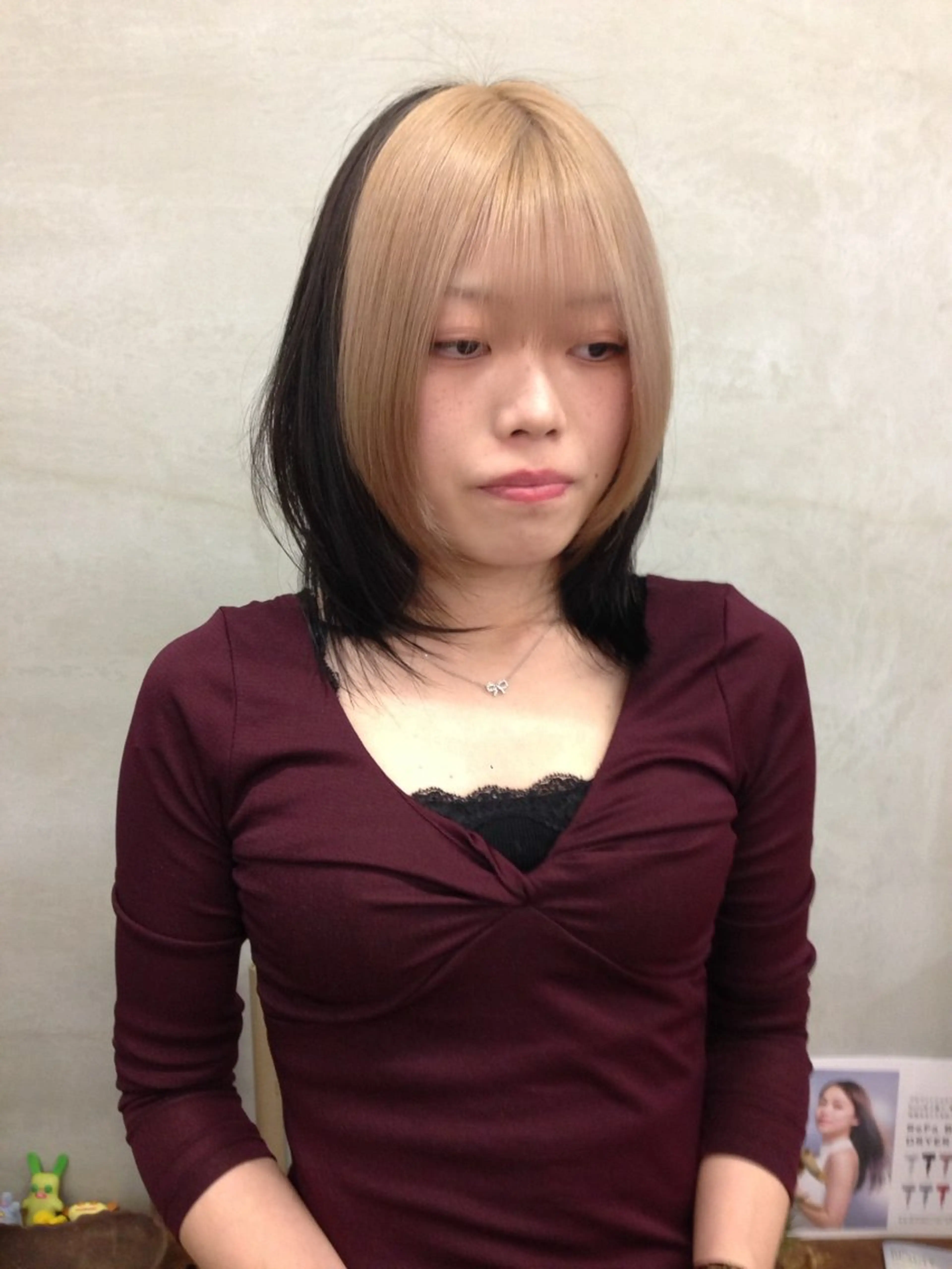 セミロング 顔周りカット ⟡nalu.⟡ そうだいのヘアスタイル