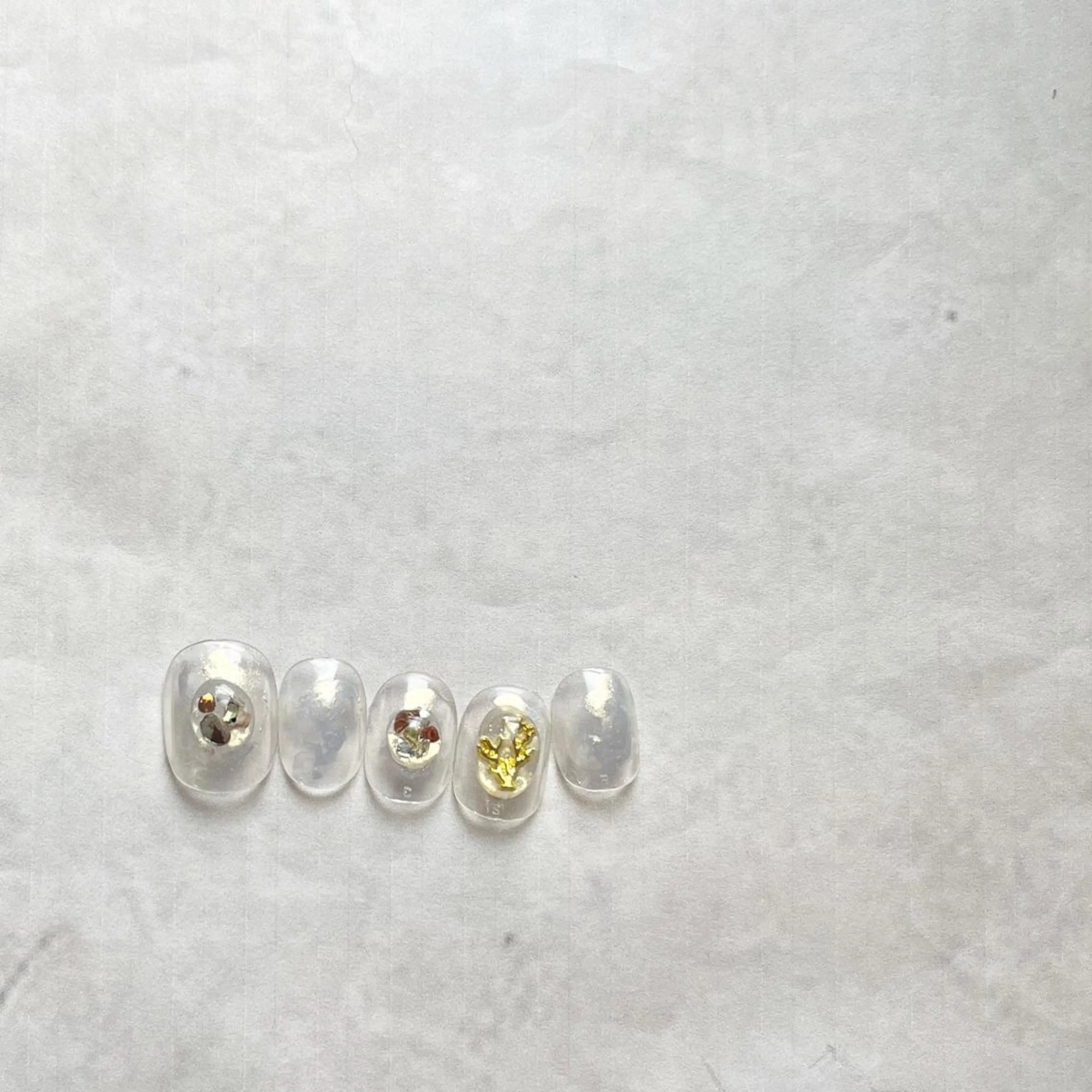 ネイル ぷっくりネイル シンプルネイル 夏ネイル フリーランス¨̮⃝ ネイリストOKADAのネイルデザイン