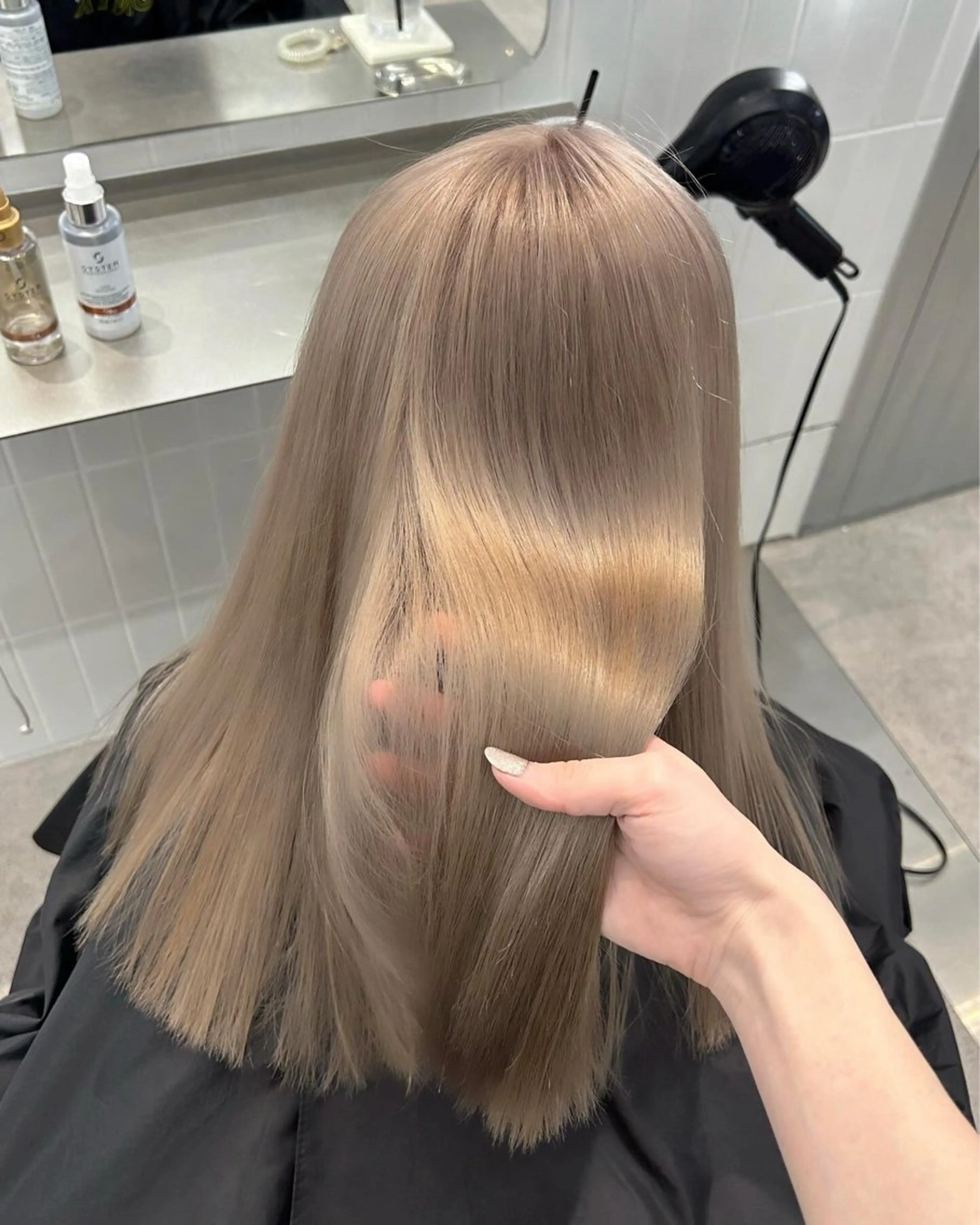 ロング カラー 卒業式ヘアセット🎀 ヘアアレンジのヘアスタイル