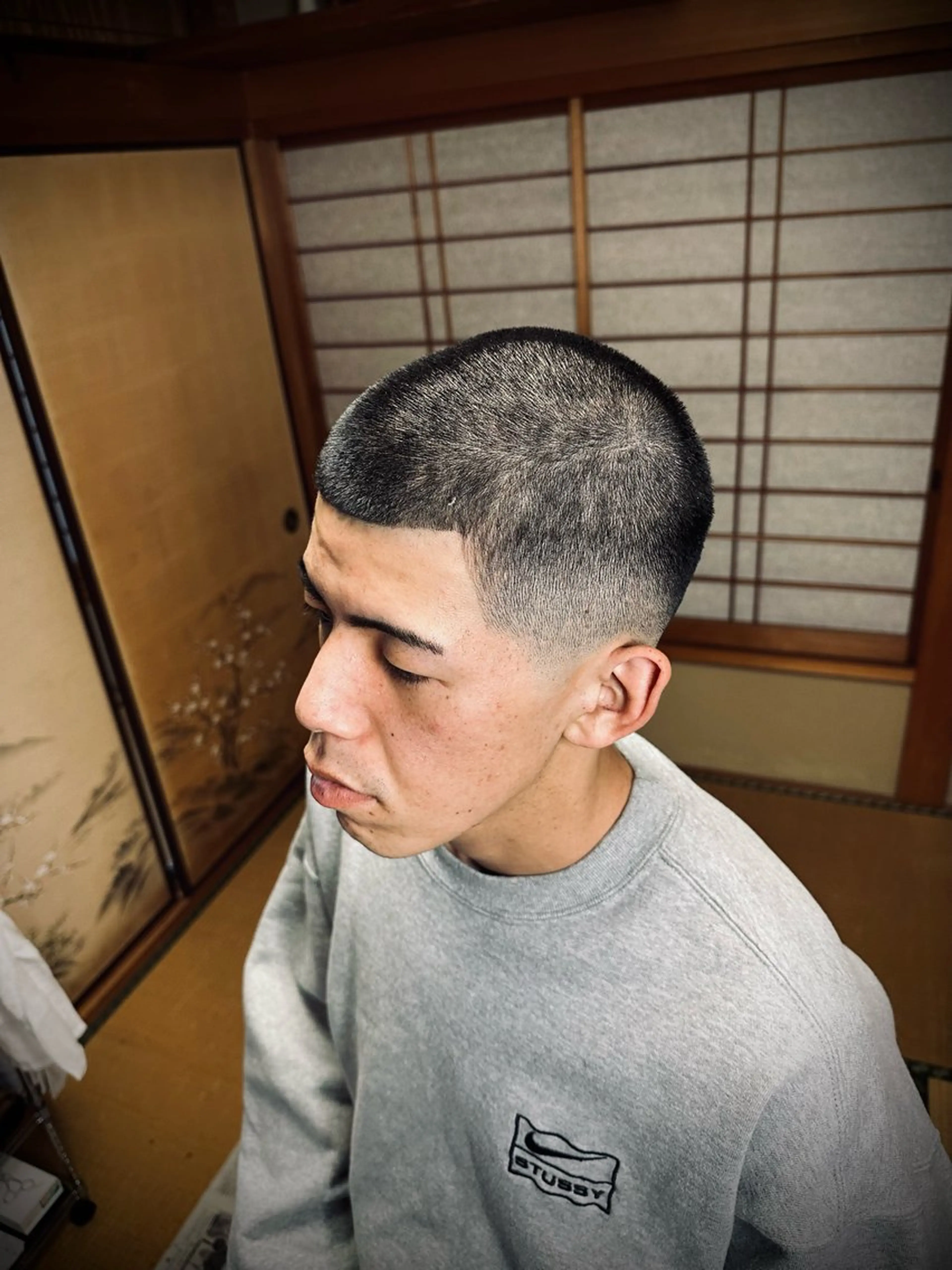 ショート メンズ 岩本 文太のヘアスタイル