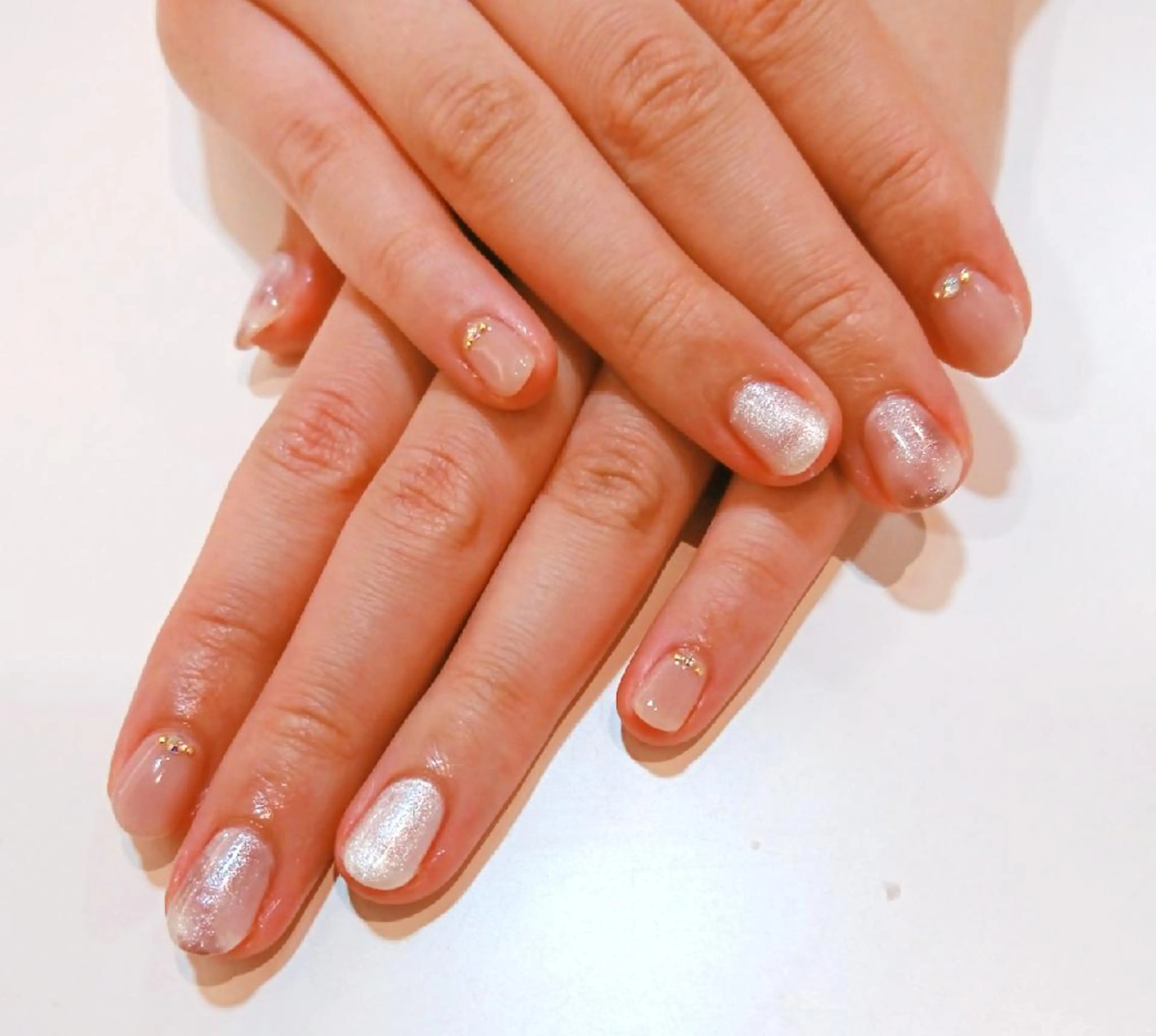 ネイル マツエク・マツパ ショート カラー ナチュラル Bianca TANAKAのネイルデザイン