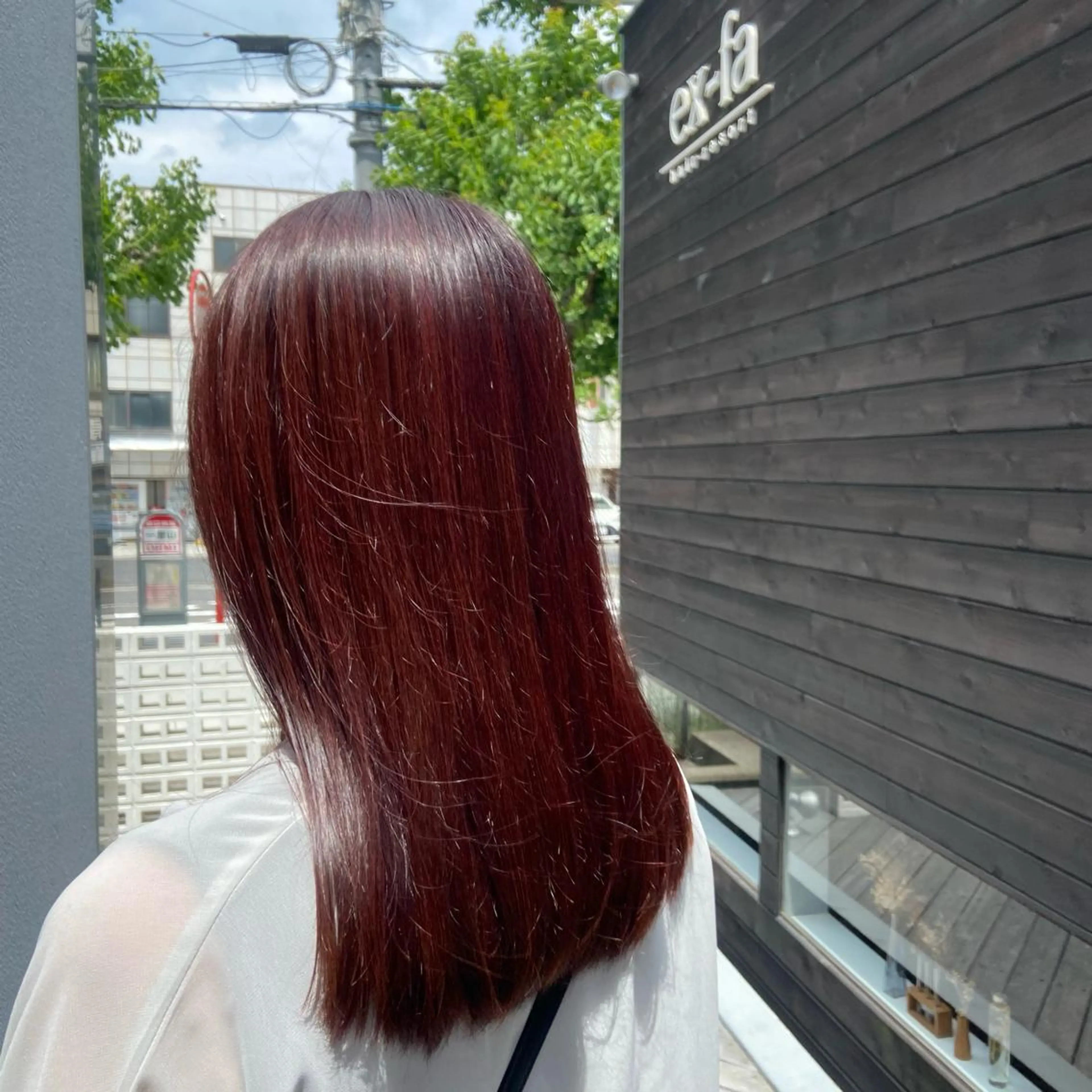 セミロング カラー 久田 知奈梨のヘアスタイル