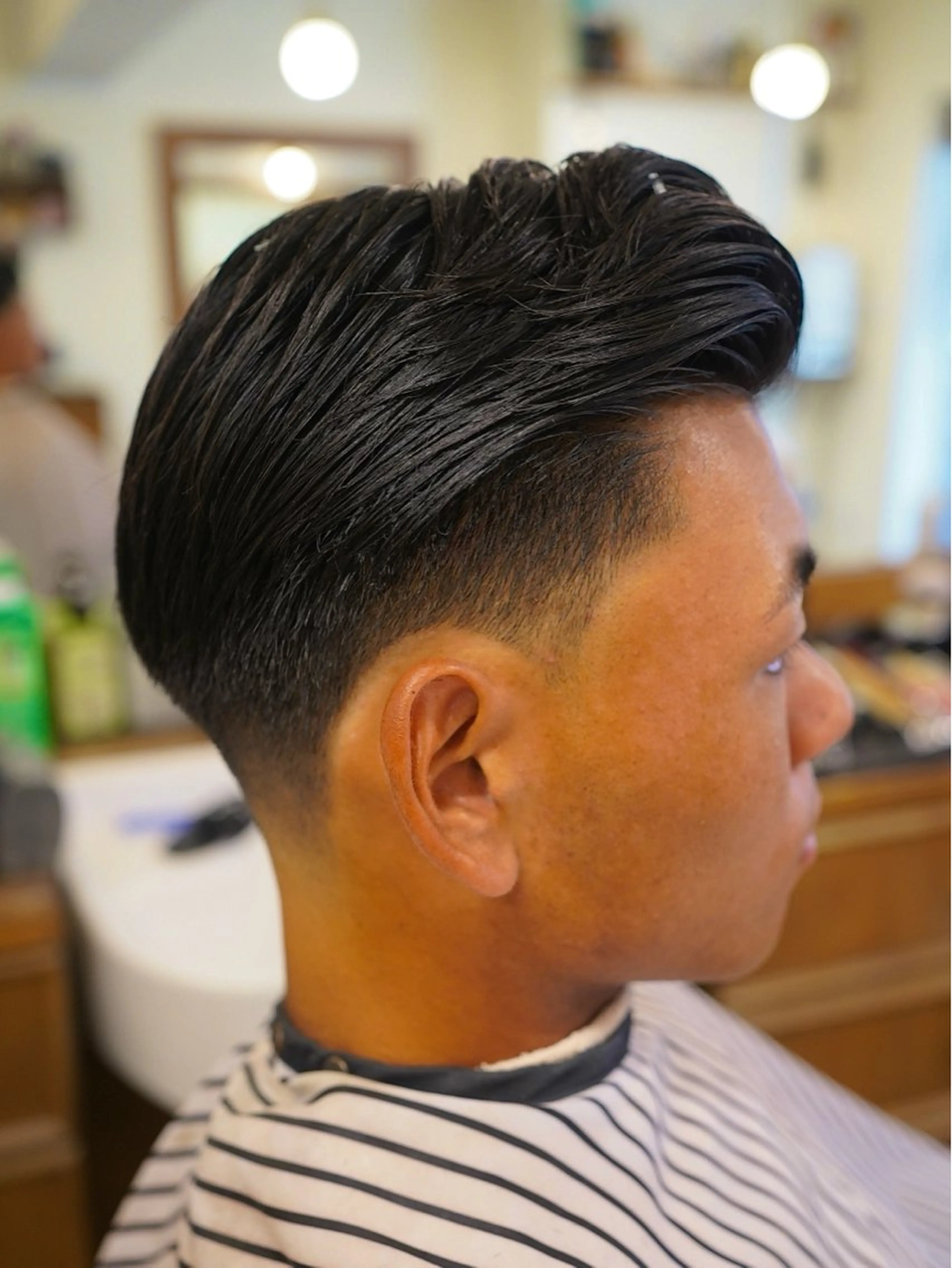 メンズ フェードカット カット ヘアーサロンチョップショップ所属・吉祥寺バーバー takumiのヘアスタイル