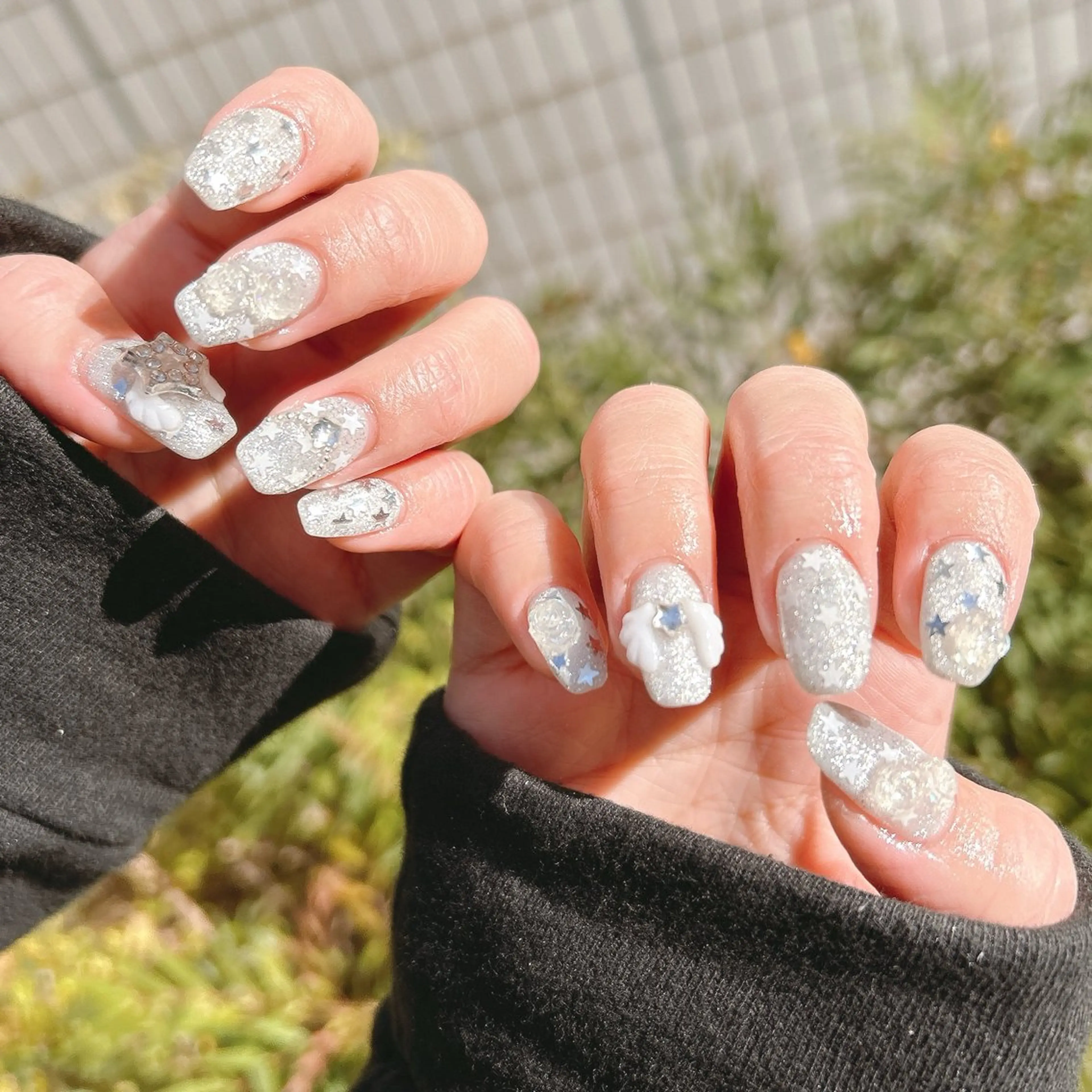 ネイル キラキラネイル ハンドネイル junna 金山.東別院.上前津のネイルデザイン