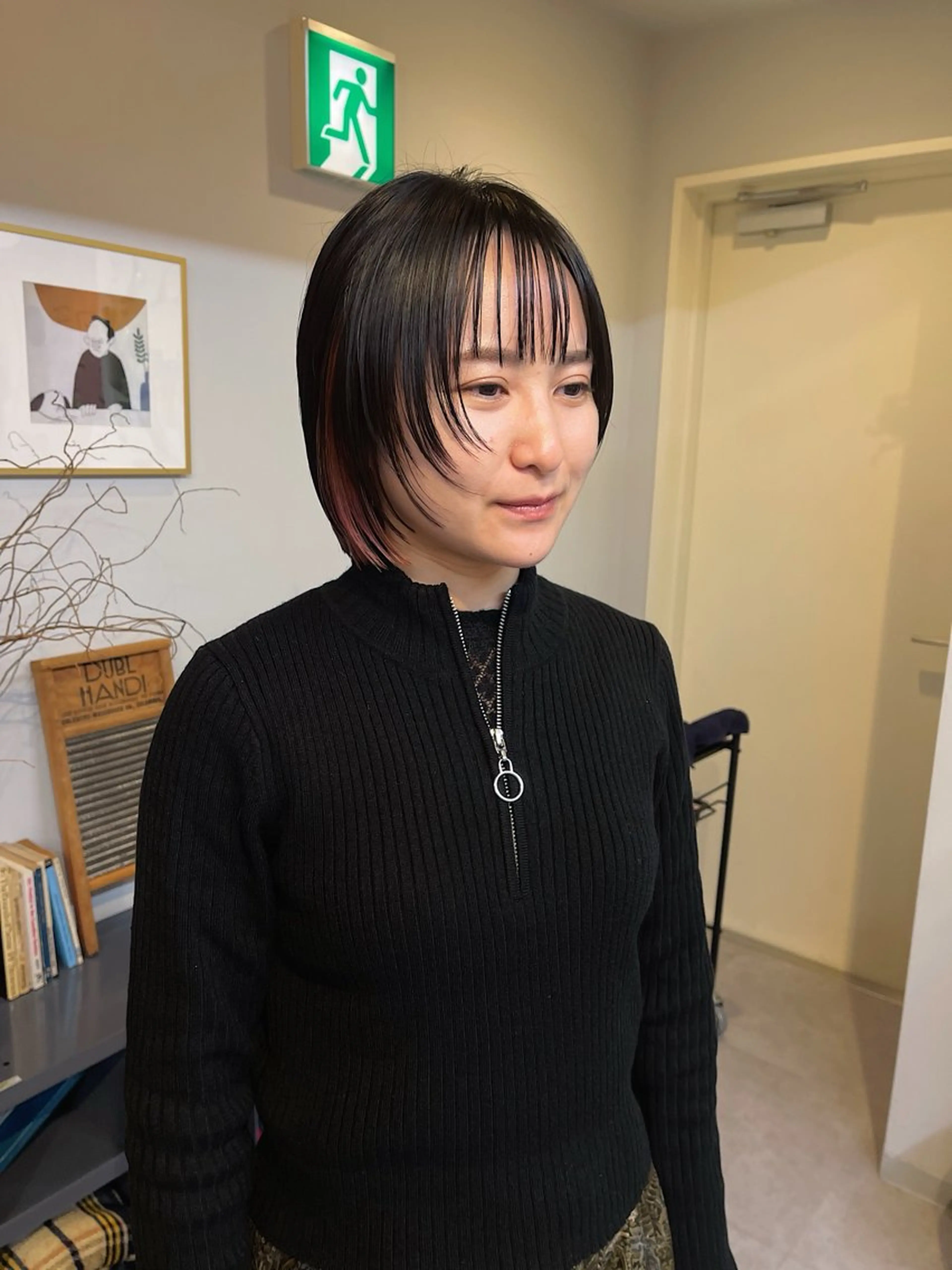 ショート カラー イヤリングカラー カット ヘアカラー トリートメント ヘアセット 丁寧なカウンセリング 🌿KENTA🌿のヘアスタイル