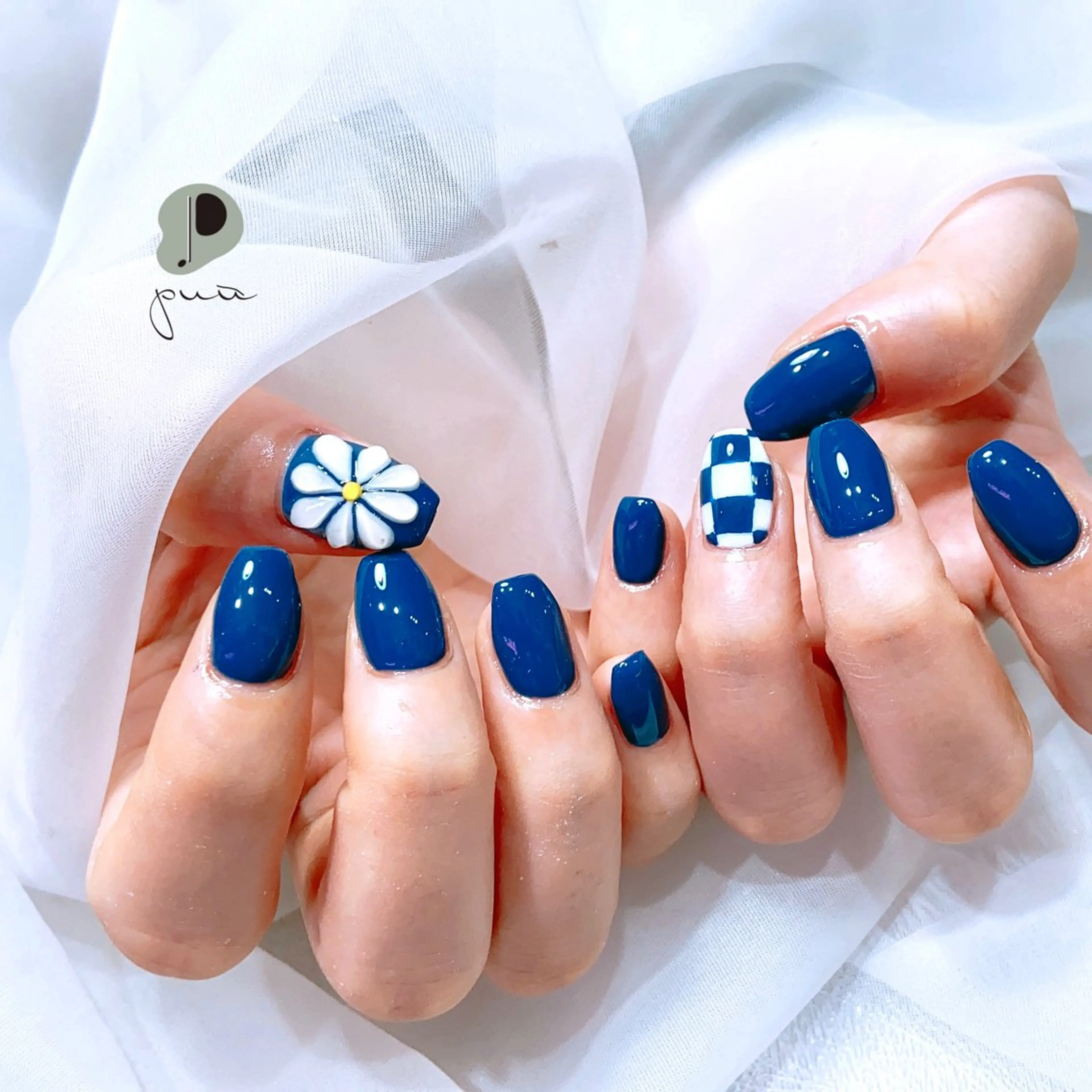 ネイル ジェルネイル ワンカラーネイル ぷっくりネイル ハンドネイル Nail salon puu kyotoのネイルデザイン