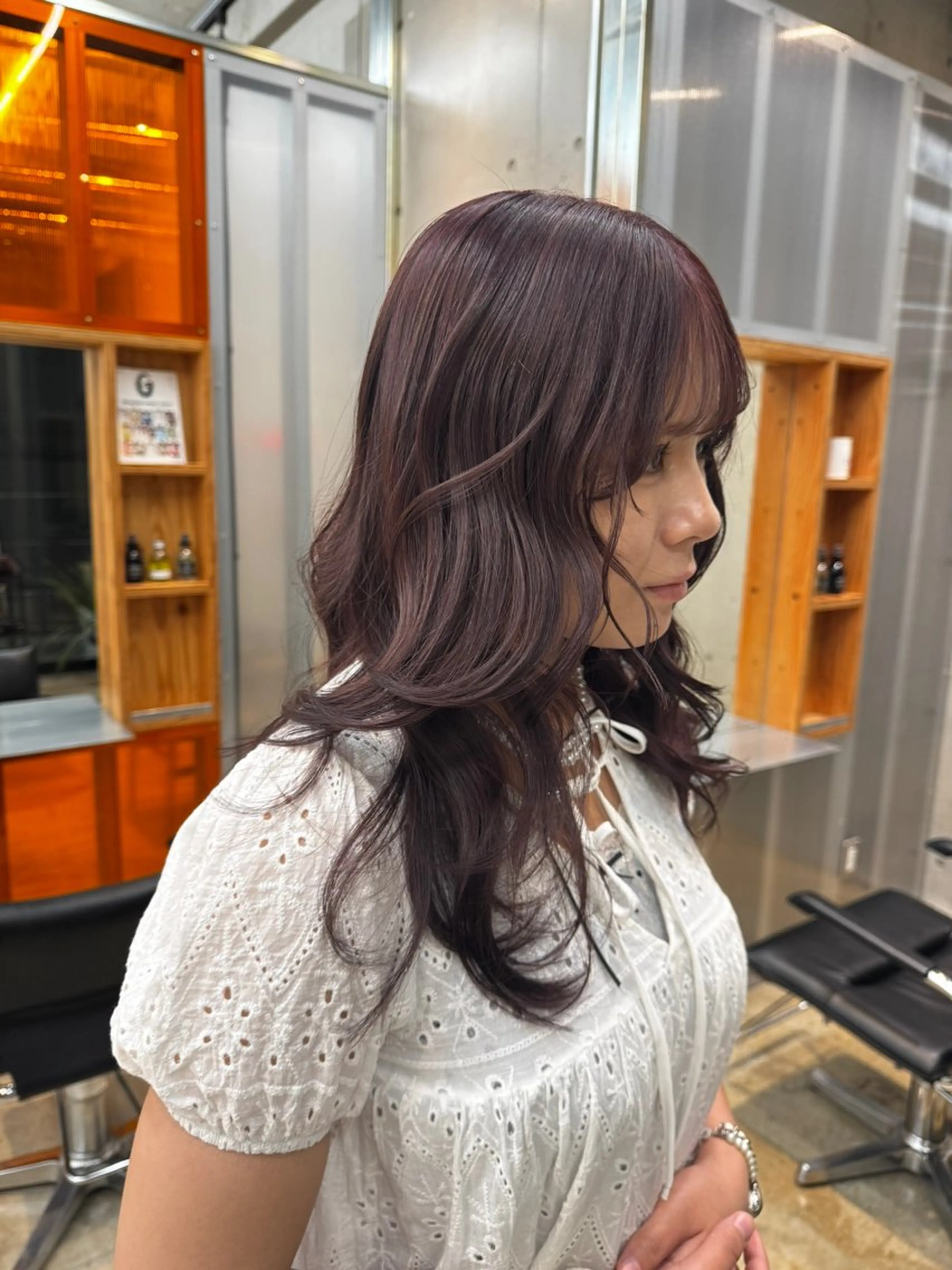 カラー ヘアカラー sora/ハイトーン /透明感カラー🫧のヘアスタイル