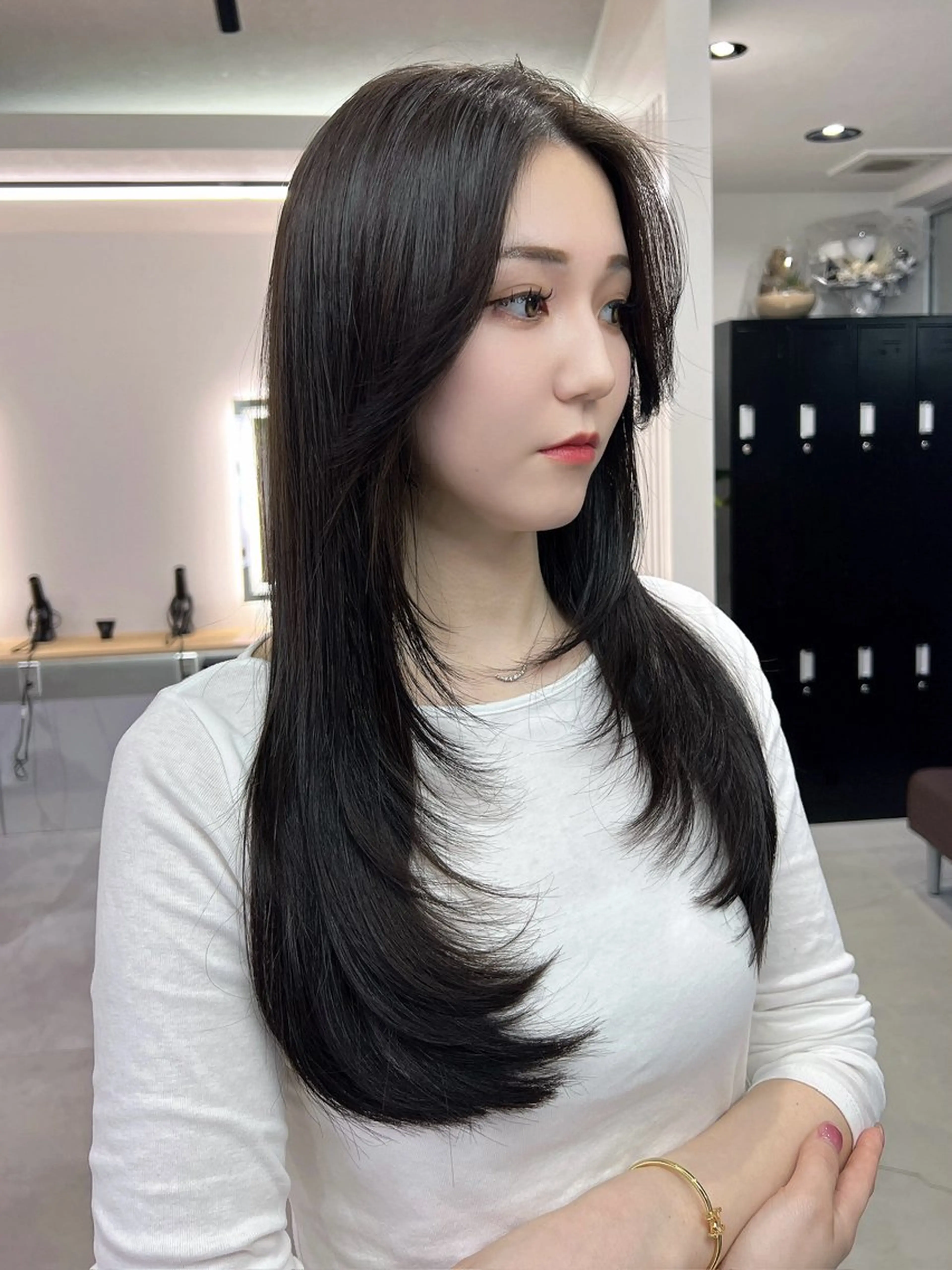 ロング カット ヘアカラー トリートメント レイヤー/髪質改善 SOA大槻 純也のヘアスタイル