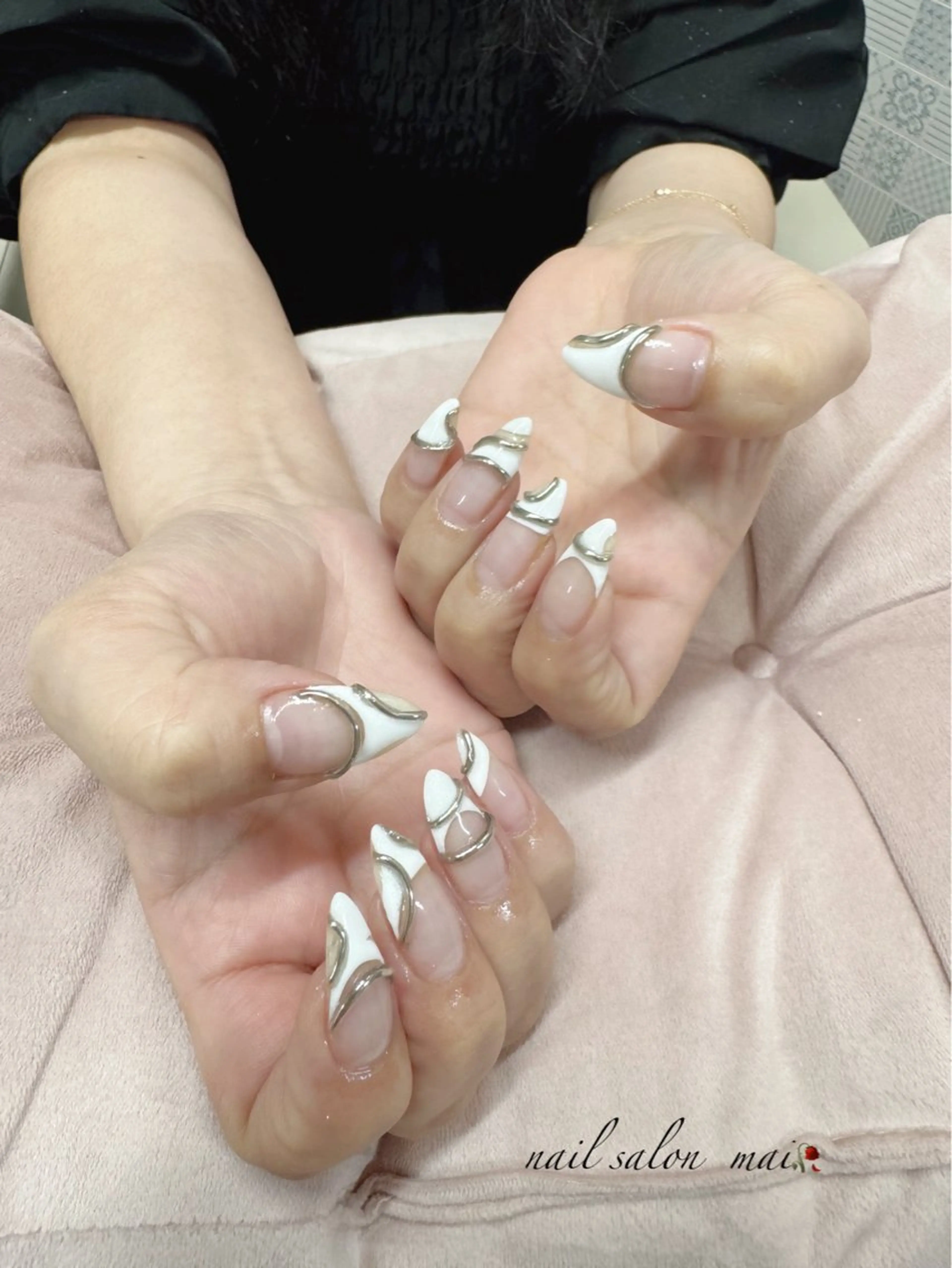 デザインネイル　（持ち込みデザイン）の写真