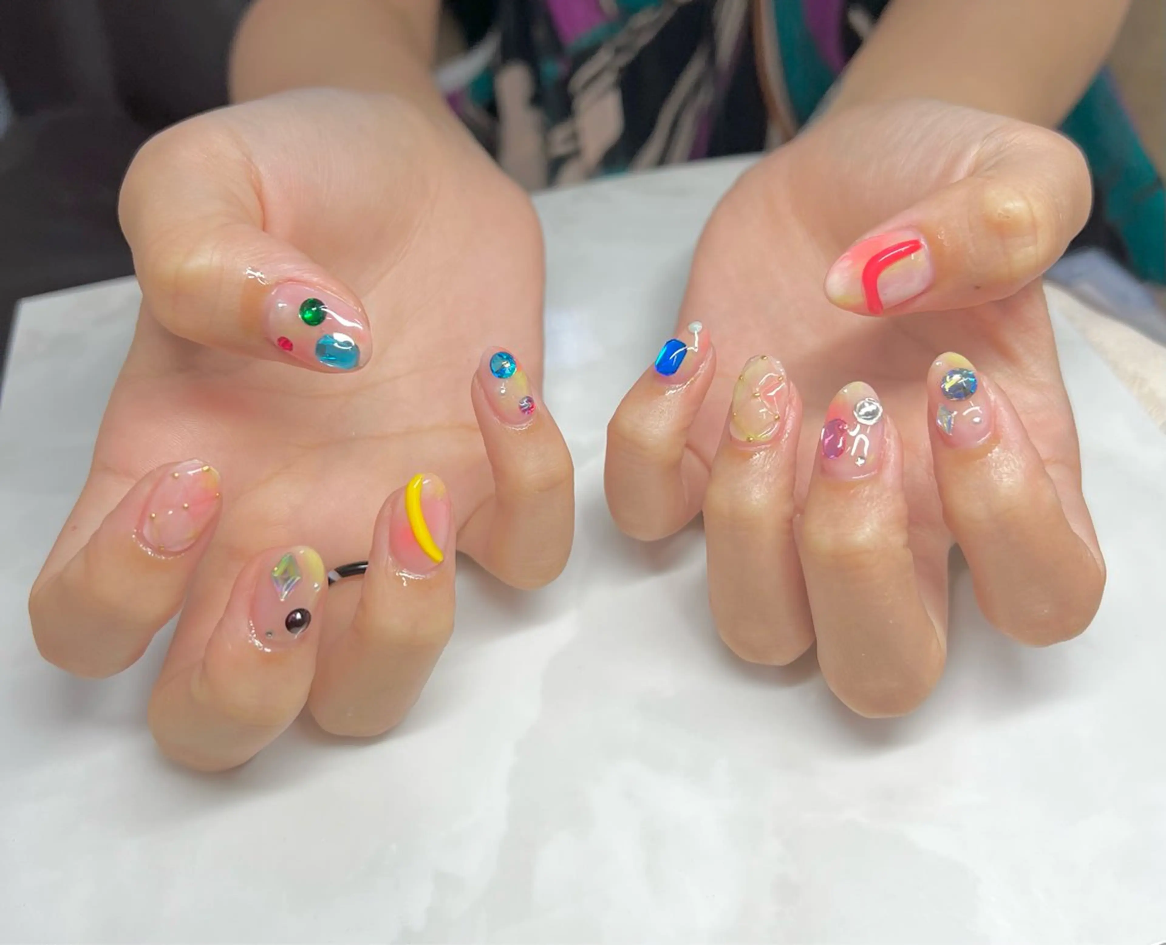 ネイル AISAフィル× ハードモチ最強のネイルデザイン