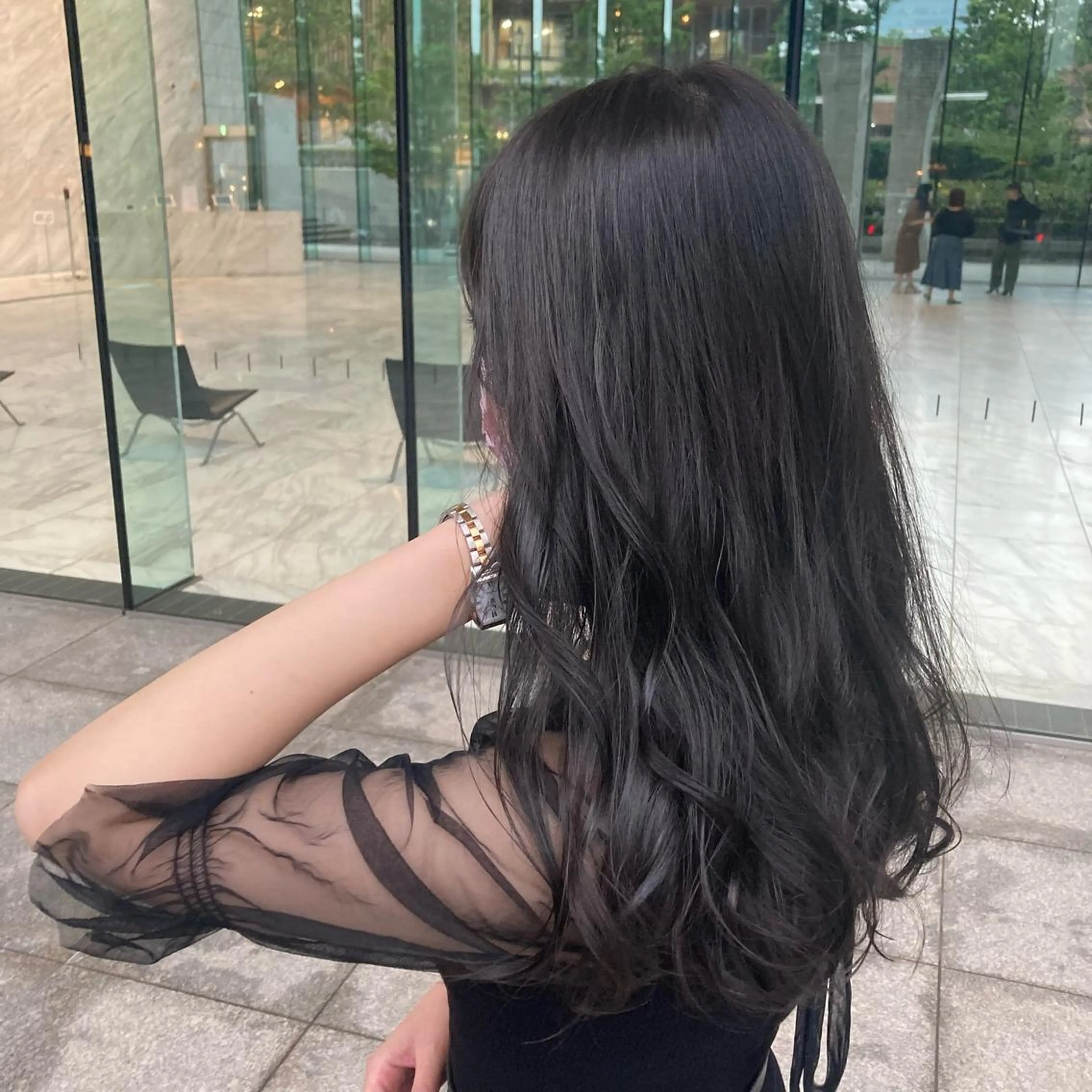 ロング カラー 💖ブリーチなし透明 感💖ASAHIのヘアスタイル