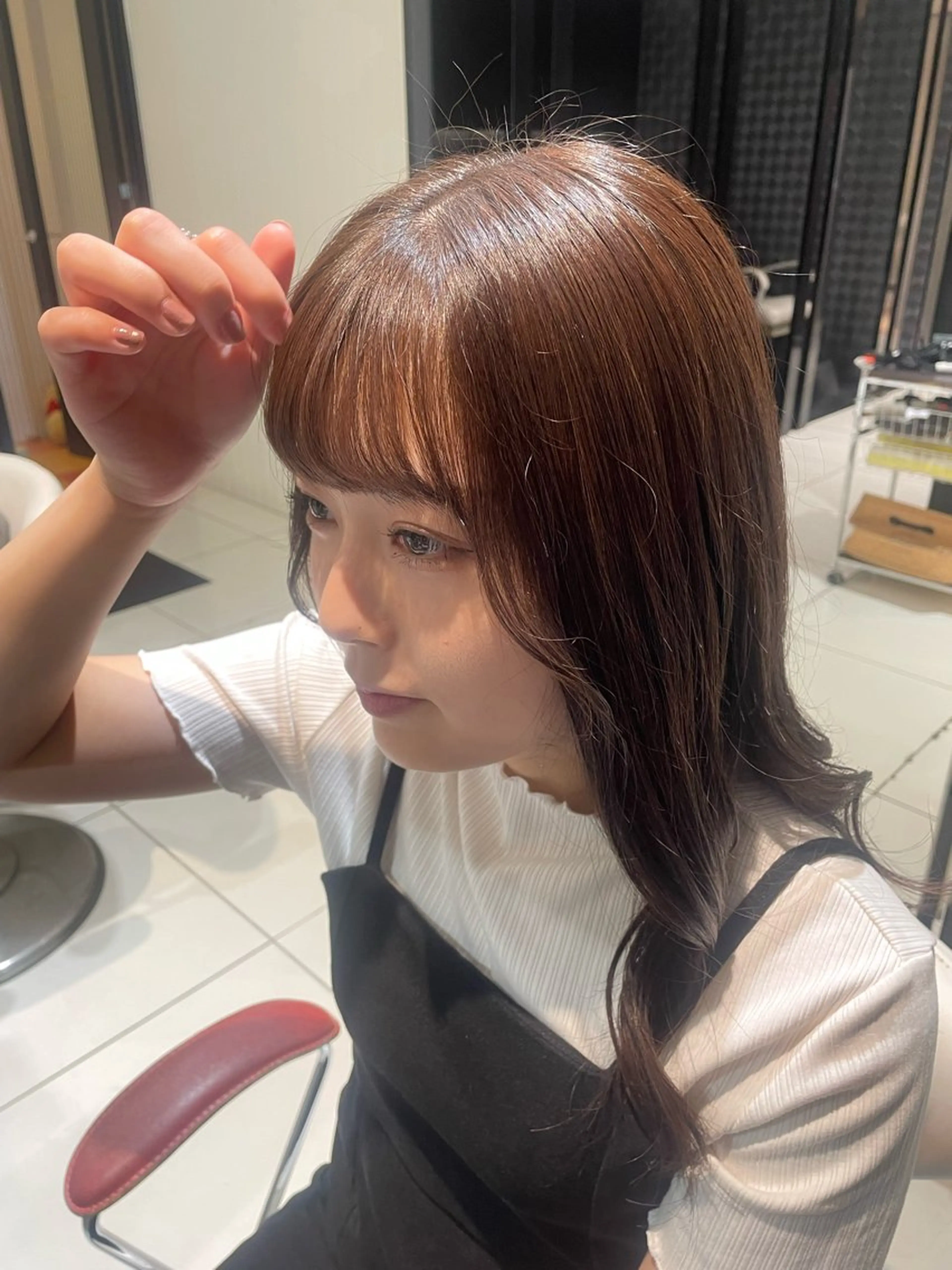 ロング カラー 💞暖色カラー 💞risaのヘアスタイル